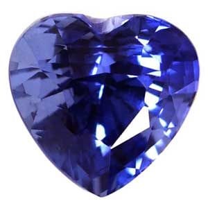 Loose Sapphire Gemstone - GIA Heart 1.55ct Blue SI (1 of 1)