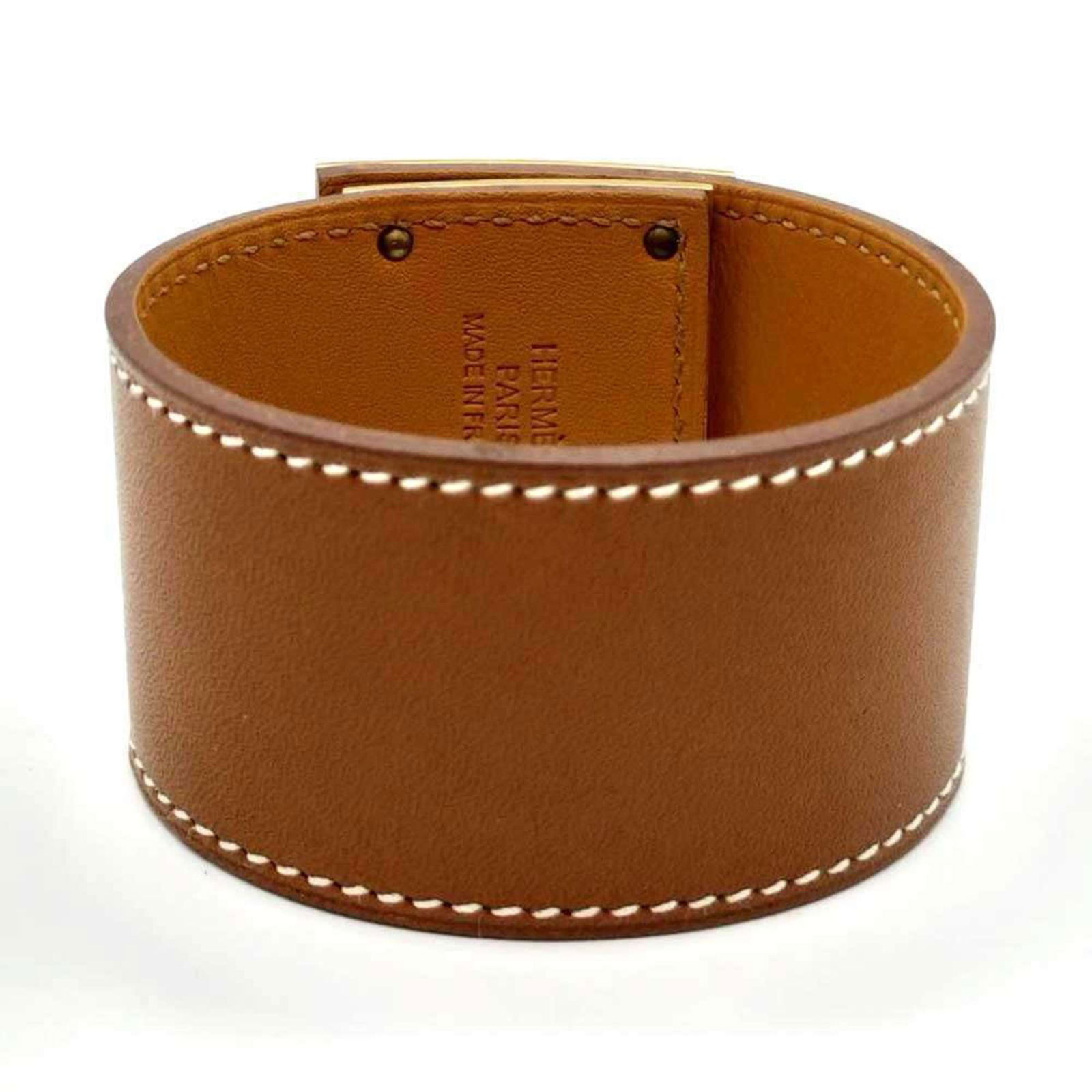 Leather Hermes Bangle Box Calf - 2