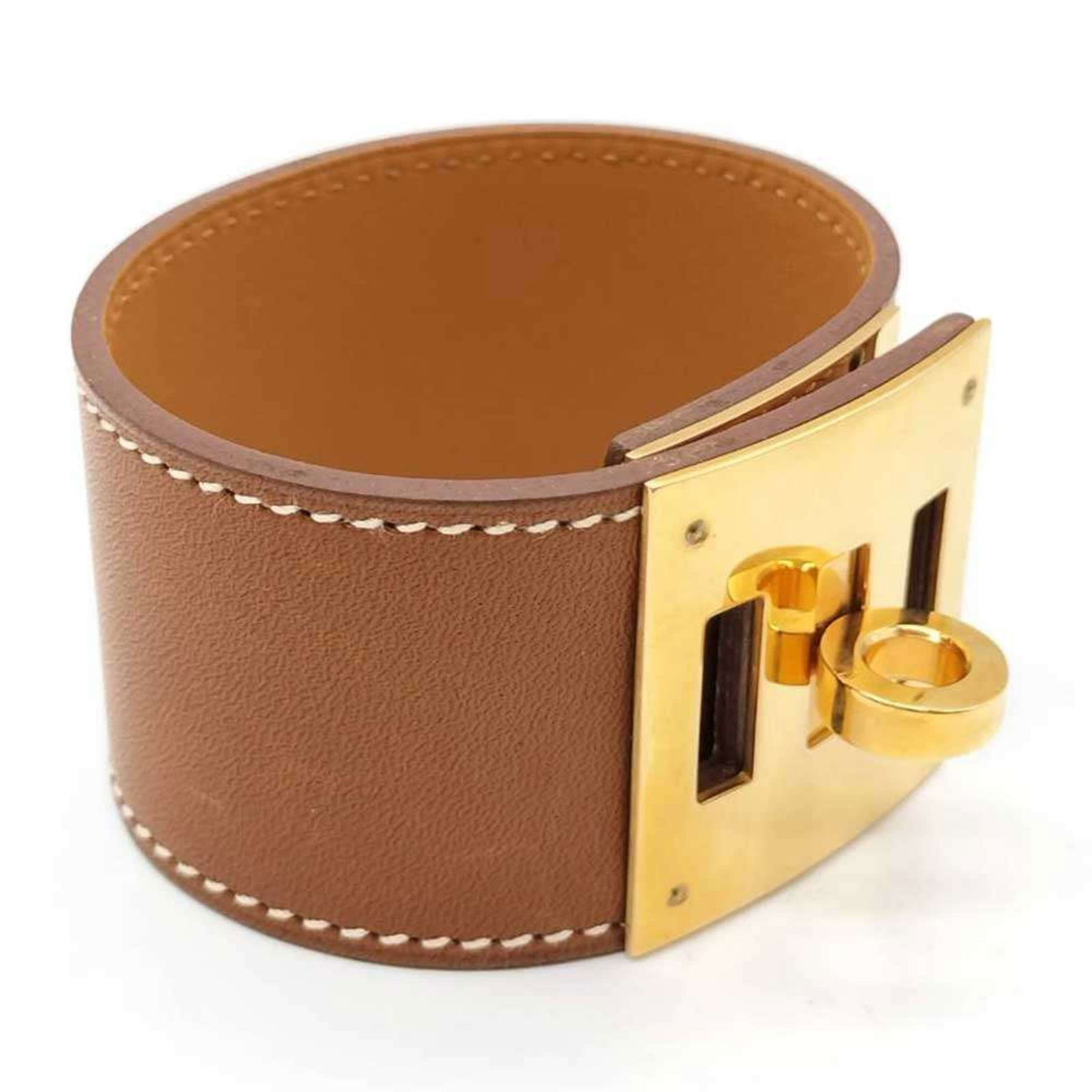 Leather Hermes Bangle Box Calf - 3