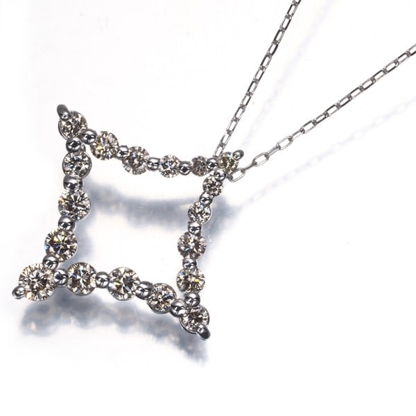 Gold Light Brown Diamond 0.50Ct Necklace 18K 750 White: Gold Light Brown Diamond 0.50Ct Necklace 18K 750 White This listing features Gold Light Brown Diamond 0.50Ct Necklace 18K 750 White. Item specifics are provided below. Item Specifics: Metal: White