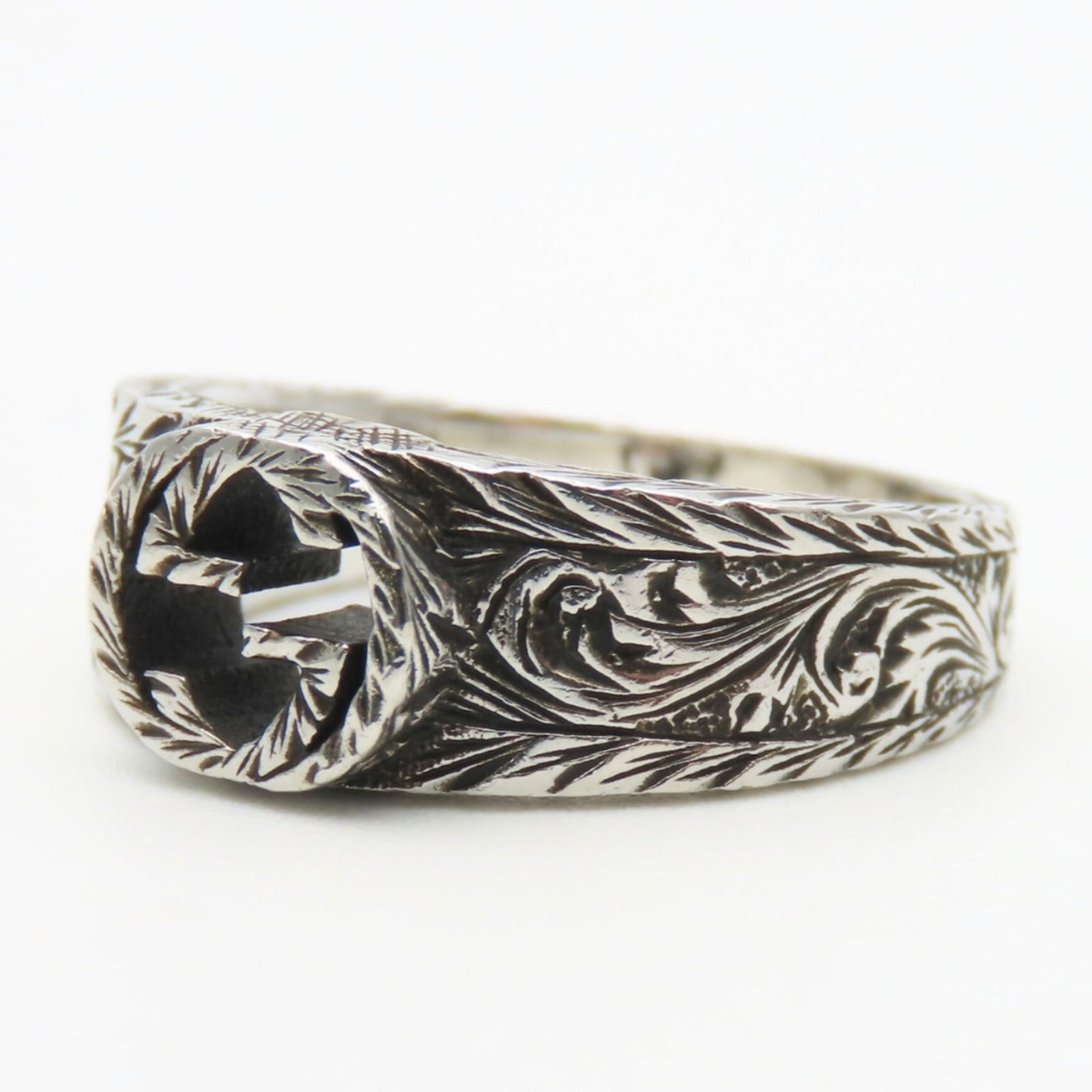 925 Gucci Band Ring Silver - 4
