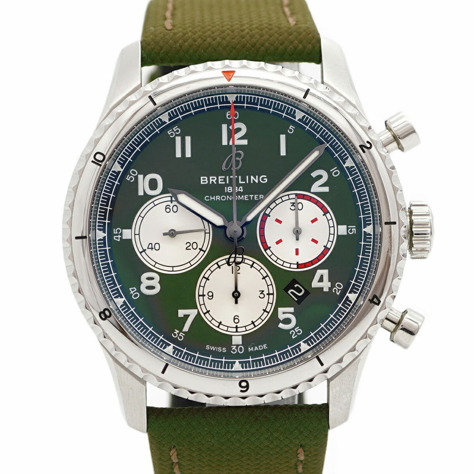 Wristwatch Breitling: Wristwatch Breitling This listing features Wristwatch Breitling. Item specifics are provided below. Item Specifics: Brand: Breitling Type: Wristwatch Gender: Men Material (Band): Leather, Nylon Color