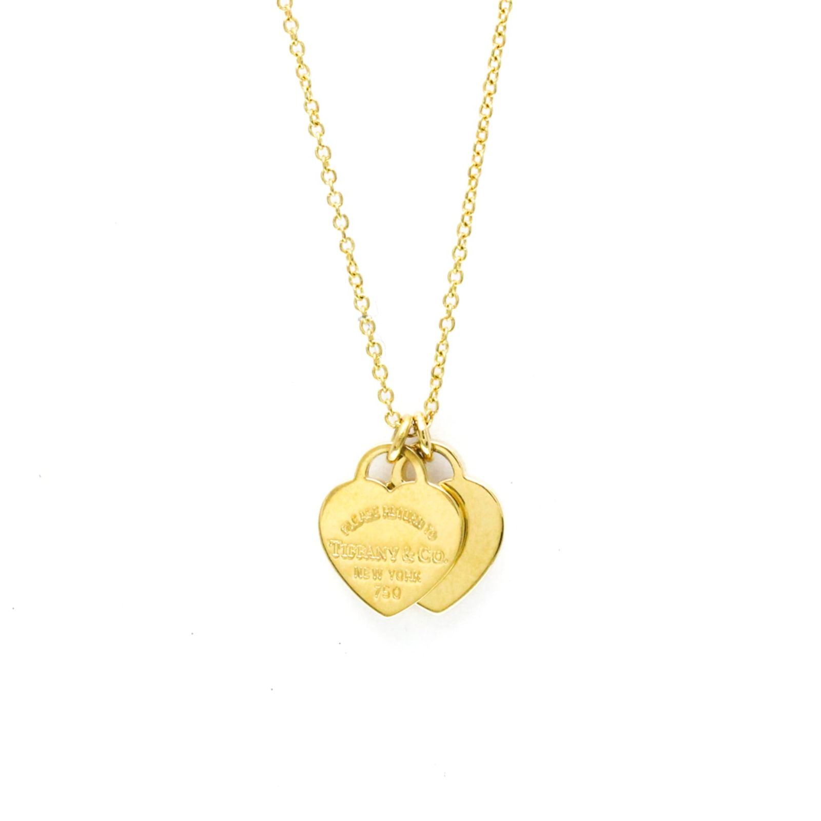 Women Fashion Pendant Necklace (Gold) - Tiffany Return To Tiffany Double Heart Tag Yellow Gold: Women Fashion Pendant Necklace (Gold) - Tiffany Return To Tiffany Double Heart Tag Yellow Gold (18K) No Stone Men This listing features Women Fashion Pendant Necklace (Gold) - Tiffany Return To Tiffan