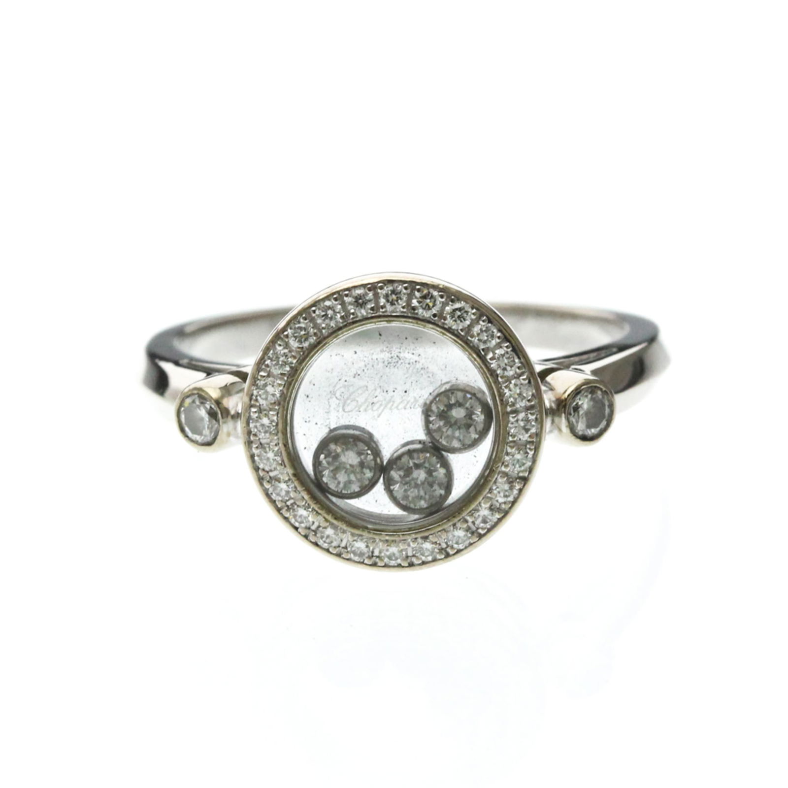 (18K) Chopard Band Ring White Gold (1 of 9)