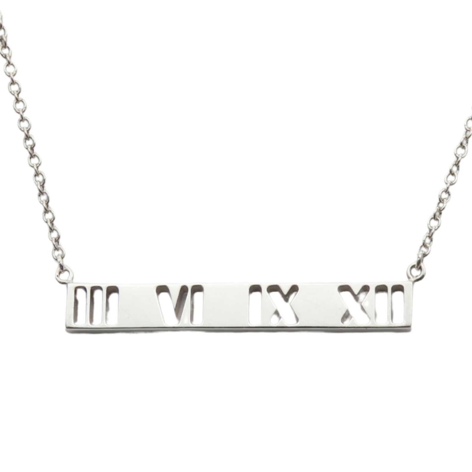 Women's - Tiffany & Co. Atlas Open Necklace - SV925: Women's - Tiffany & Co. Atlas Open Necklace - SV925 This listing features Women's - Tiffany & Co. Atlas Open Necklace - SV925. Item specifics are provided below. Item Specifics: Brand: Tiffany