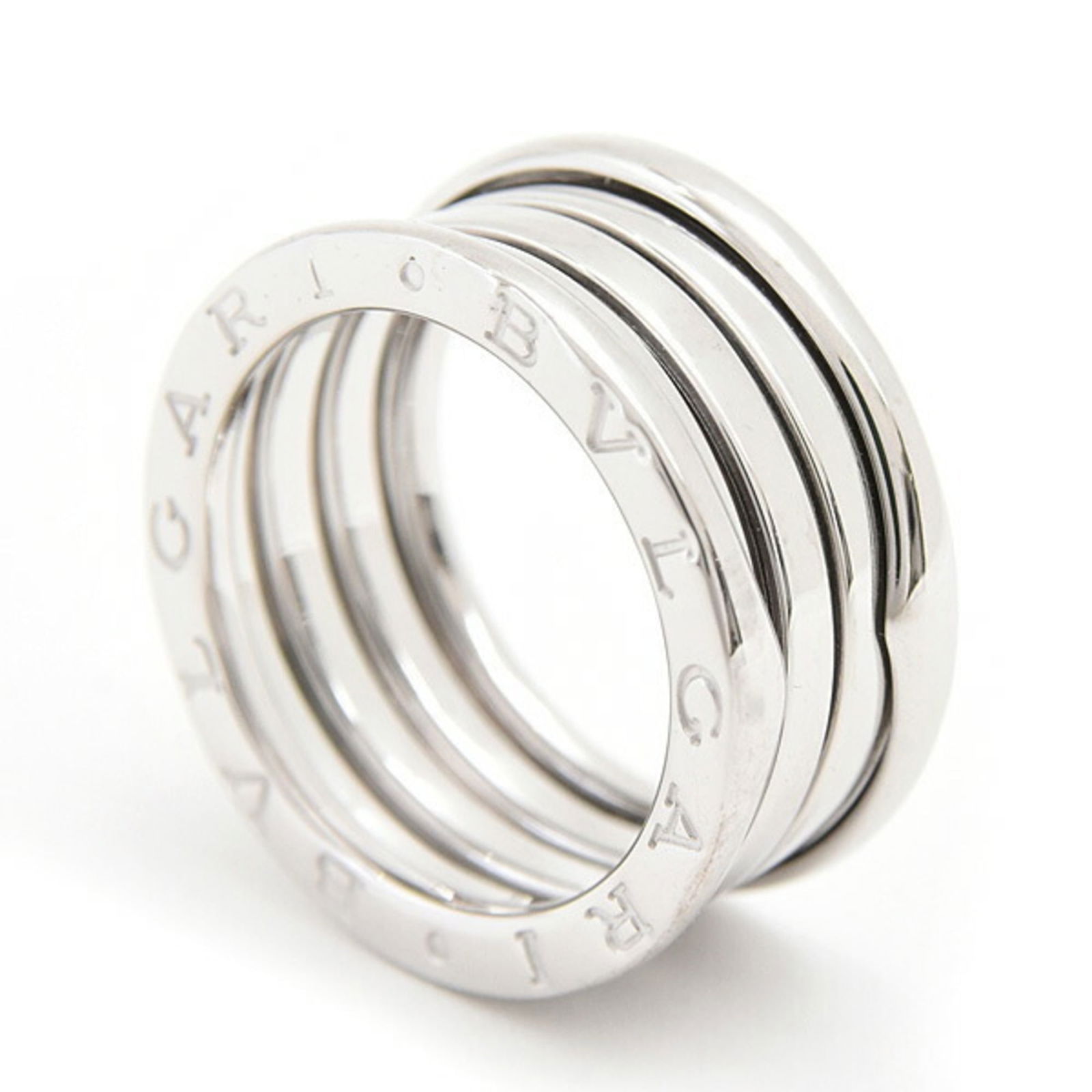 (18K) Bvlgari Band Ring White Gold (1 of 8)