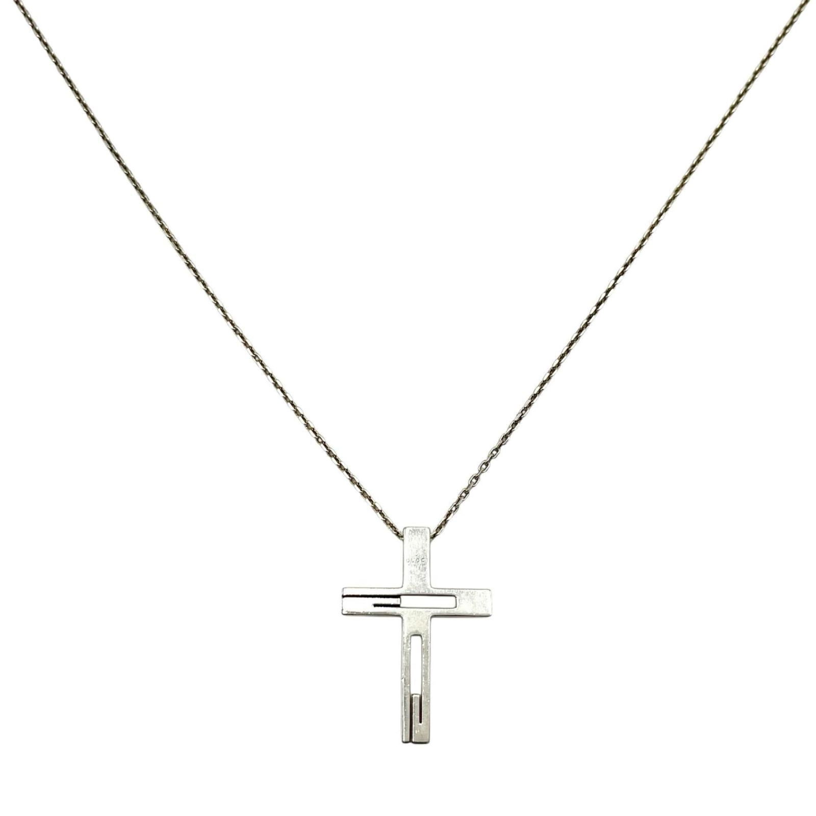 men Gucci G motif cross necklace in 925 silver for (1 of 10)