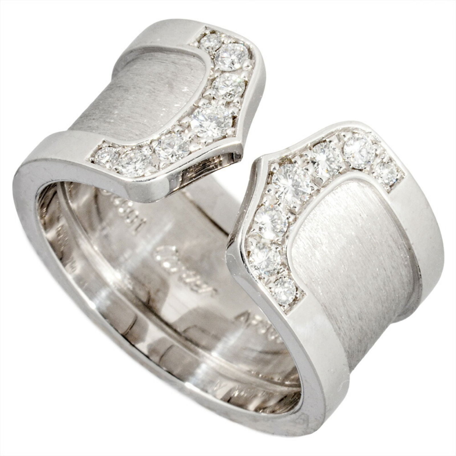 (18K) Cartier Band Ring White Gold: (18K) Cartier Band Ring White Gold This listing features (18K) Cartier Band Ring White Gold. Item specifics are provided below. Item Specifics: Brand: Cartier Type: Band Ring Gender: Women Material: