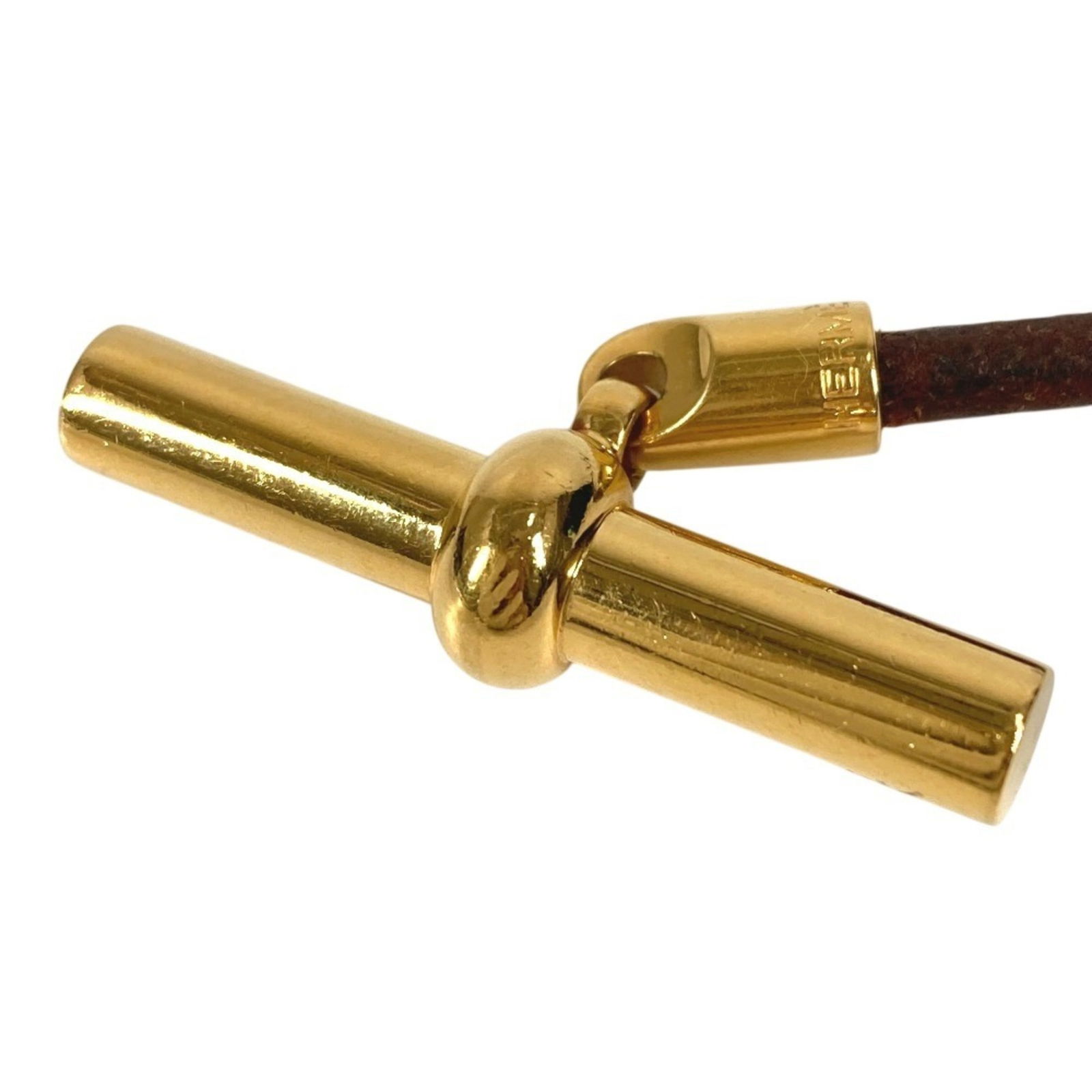 Leather Hermes Bangle - 3