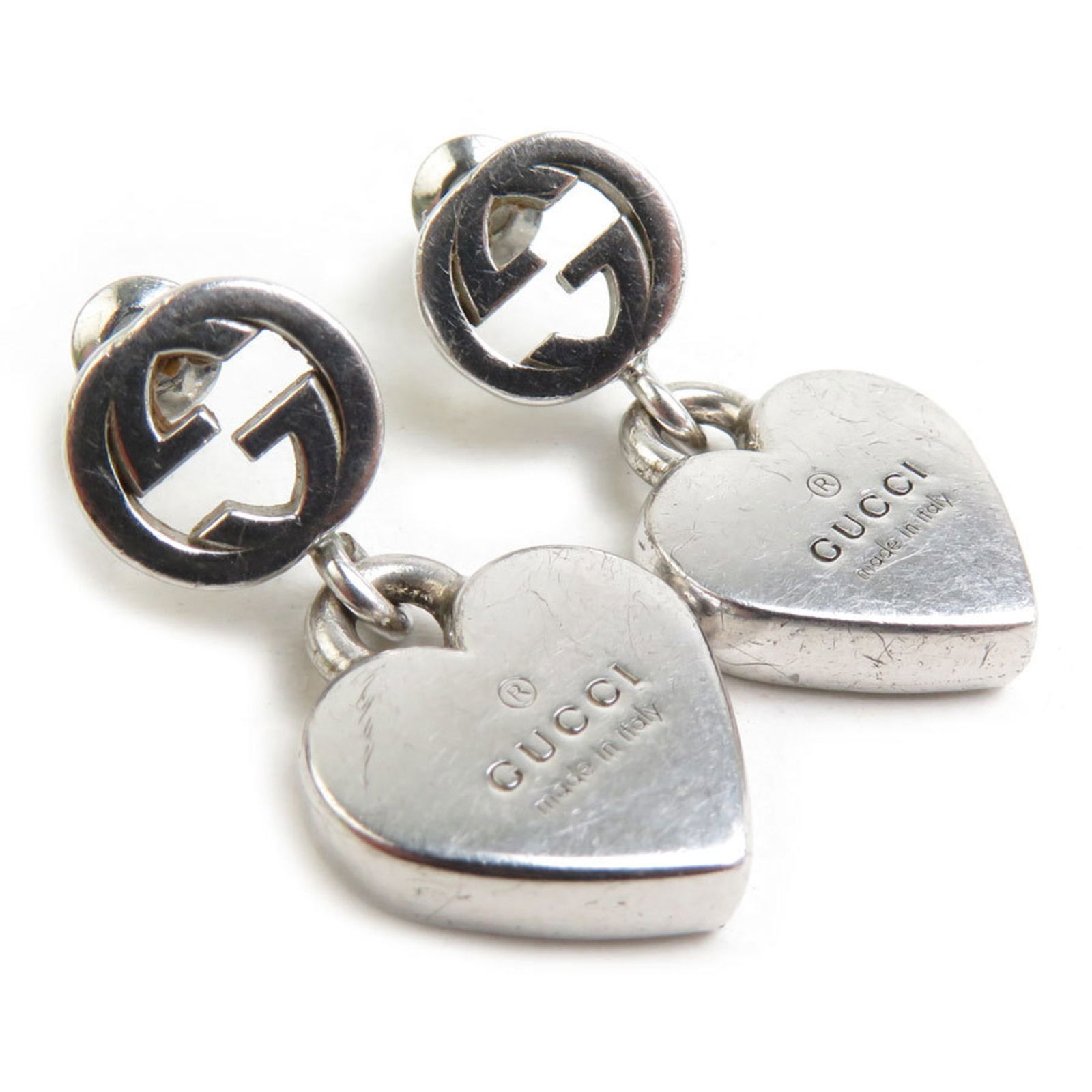 925 Gucci Stud Earrings Silver - 2