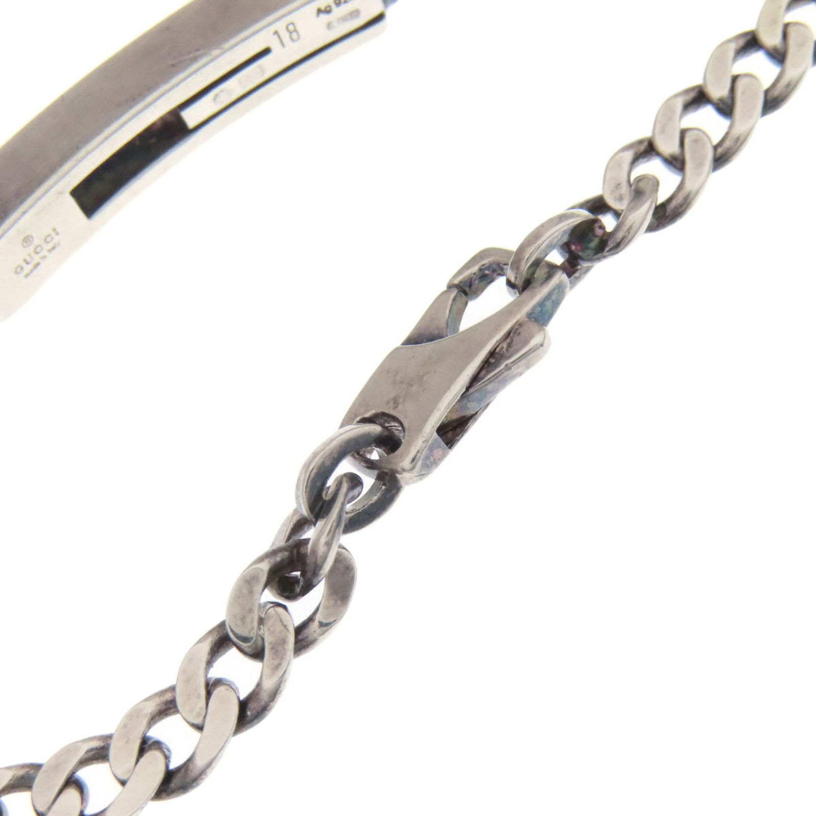 Silver Gucci Charm Bracelet - 6