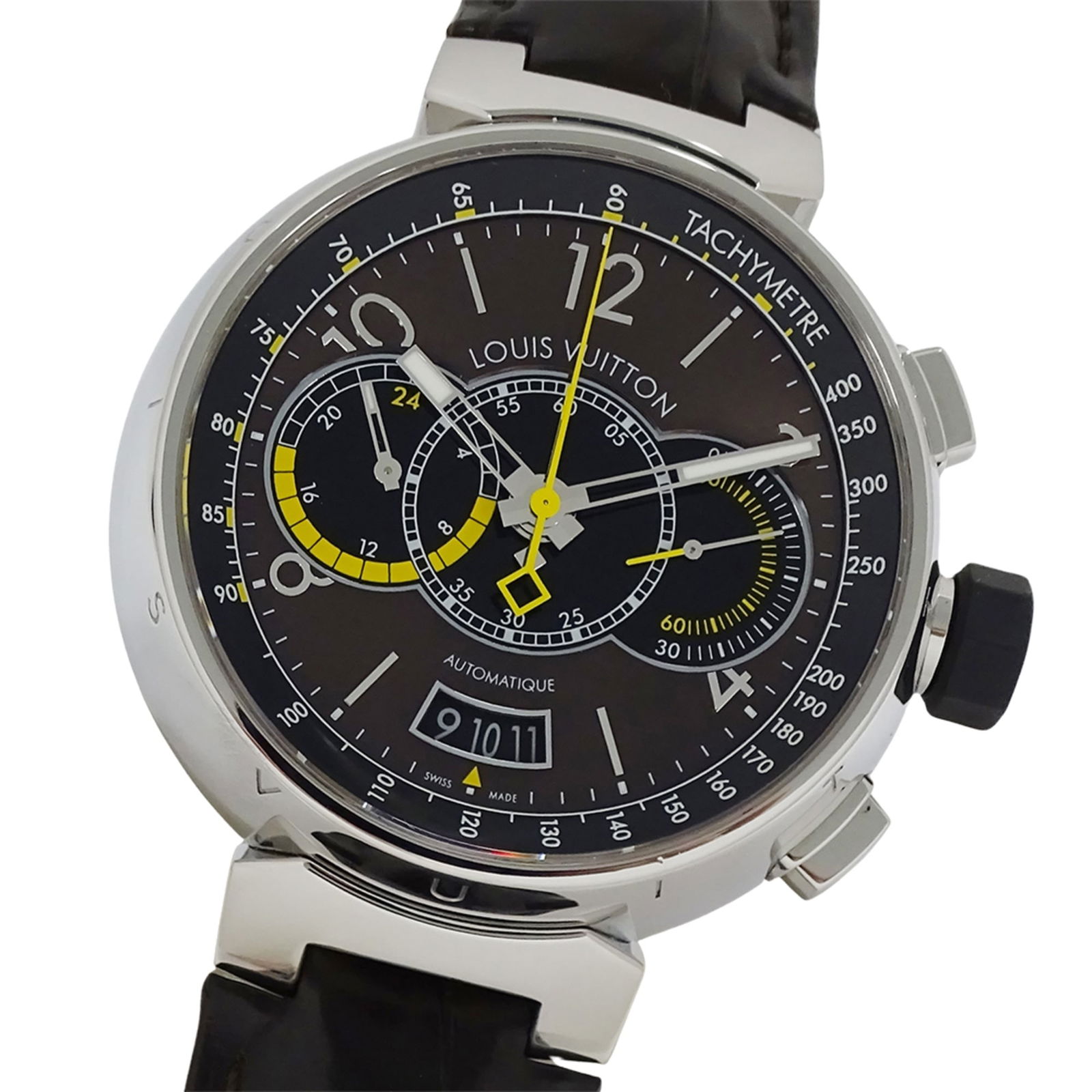 Wristwatch Louis Vuitton: Wristwatch Louis Vuitton This listing features Wristwatch Louis Vuitton. Item specifics are provided below. Item Specifics: Brand: Louis Vuitton Type: Wristwatch Gender: Men Material (Case):