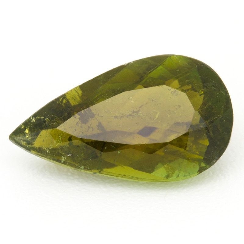 Loose Tourmaline Gemstone - Pear 2.44ct Green SI (1 of 1)