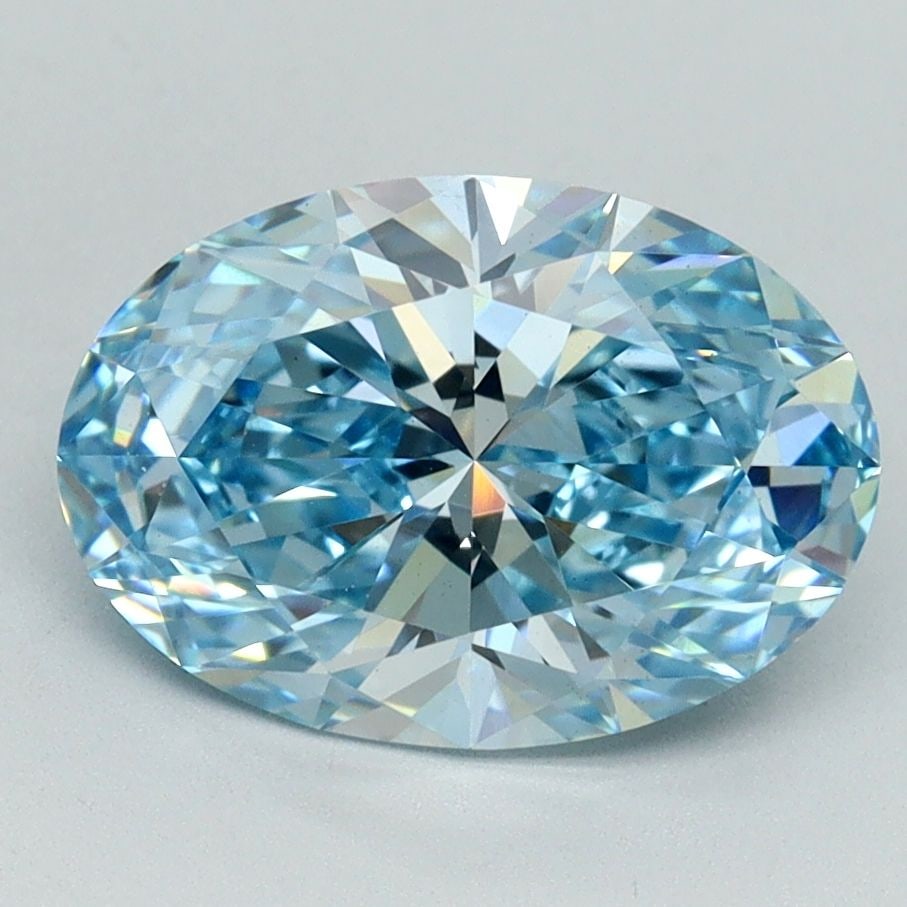 Loose Lab Diamond - IGI Oval 2.59ct Fancy Vivid Blue VS1: Loose Lab Diamond - IGI Oval 2.59ct Fancy Vivid Blue VS1 This listing features Loose Lab Diamond - IGI Oval 2.59ct Fancy Vivid Blue VS1. Item specifics are provided below. Item Specifics: Source: