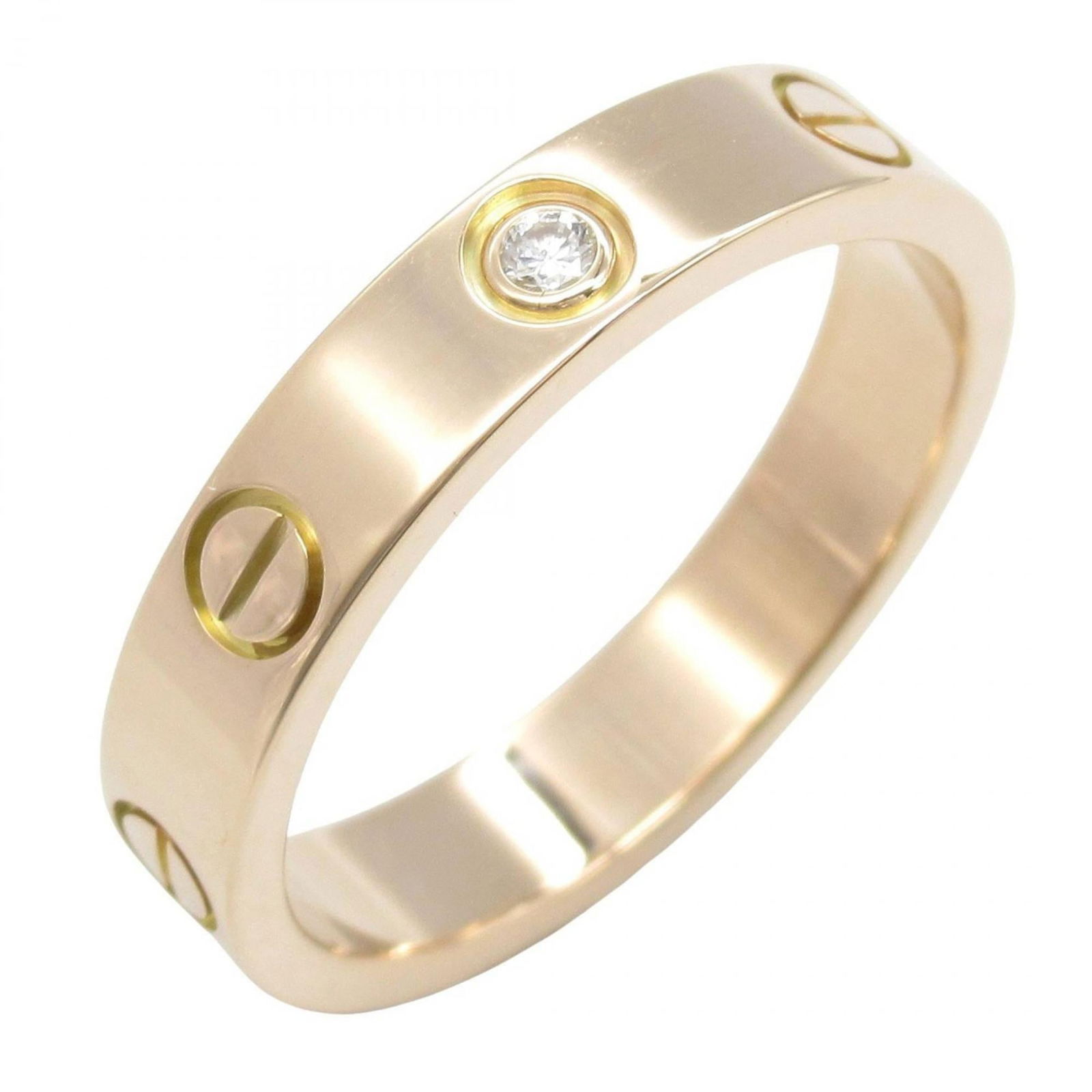 (18K) Cartier Band Ring Pink Gold (1 of 7)