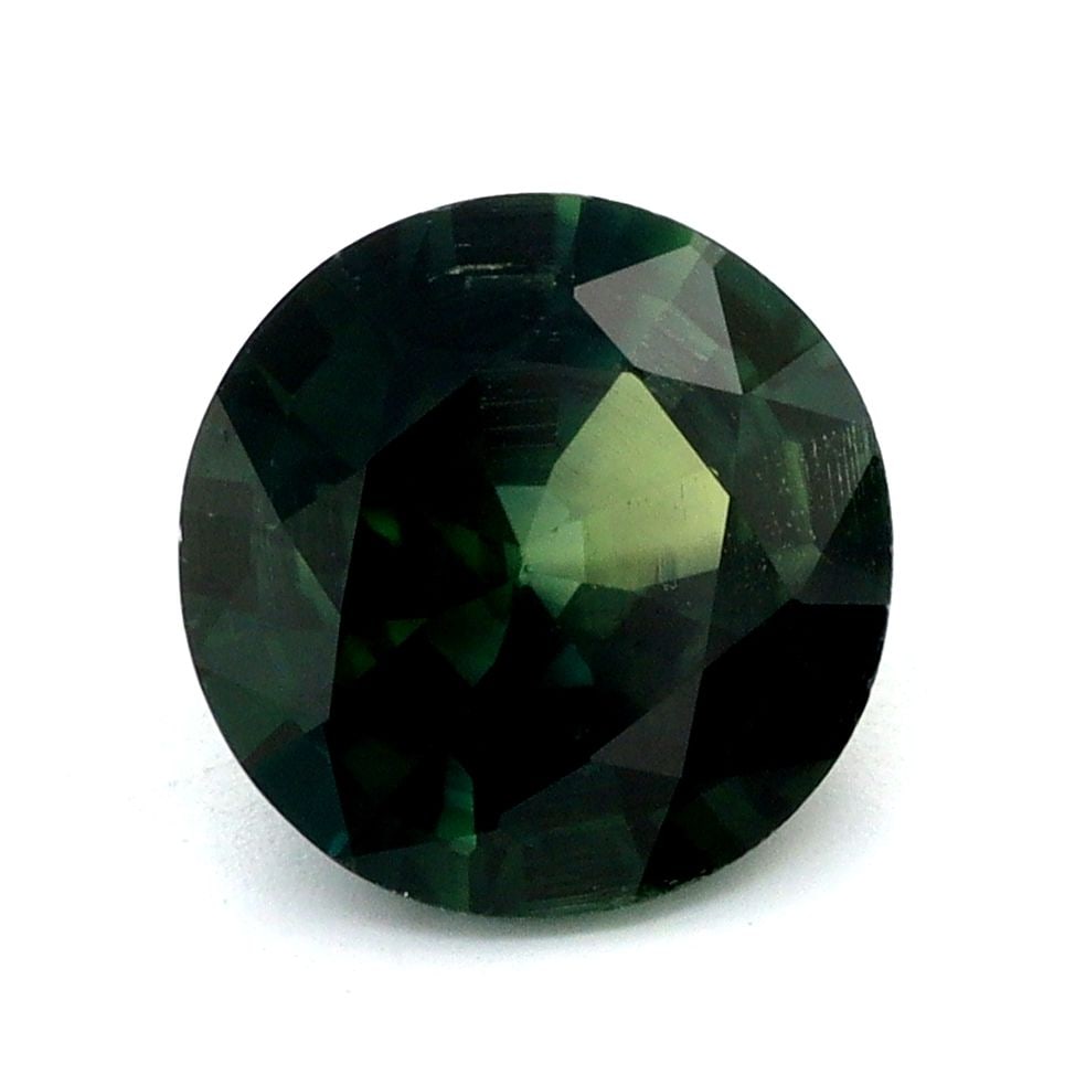 Loose Sapphire Gemstone - Round 1.1ct Teal EC (1 of 1)