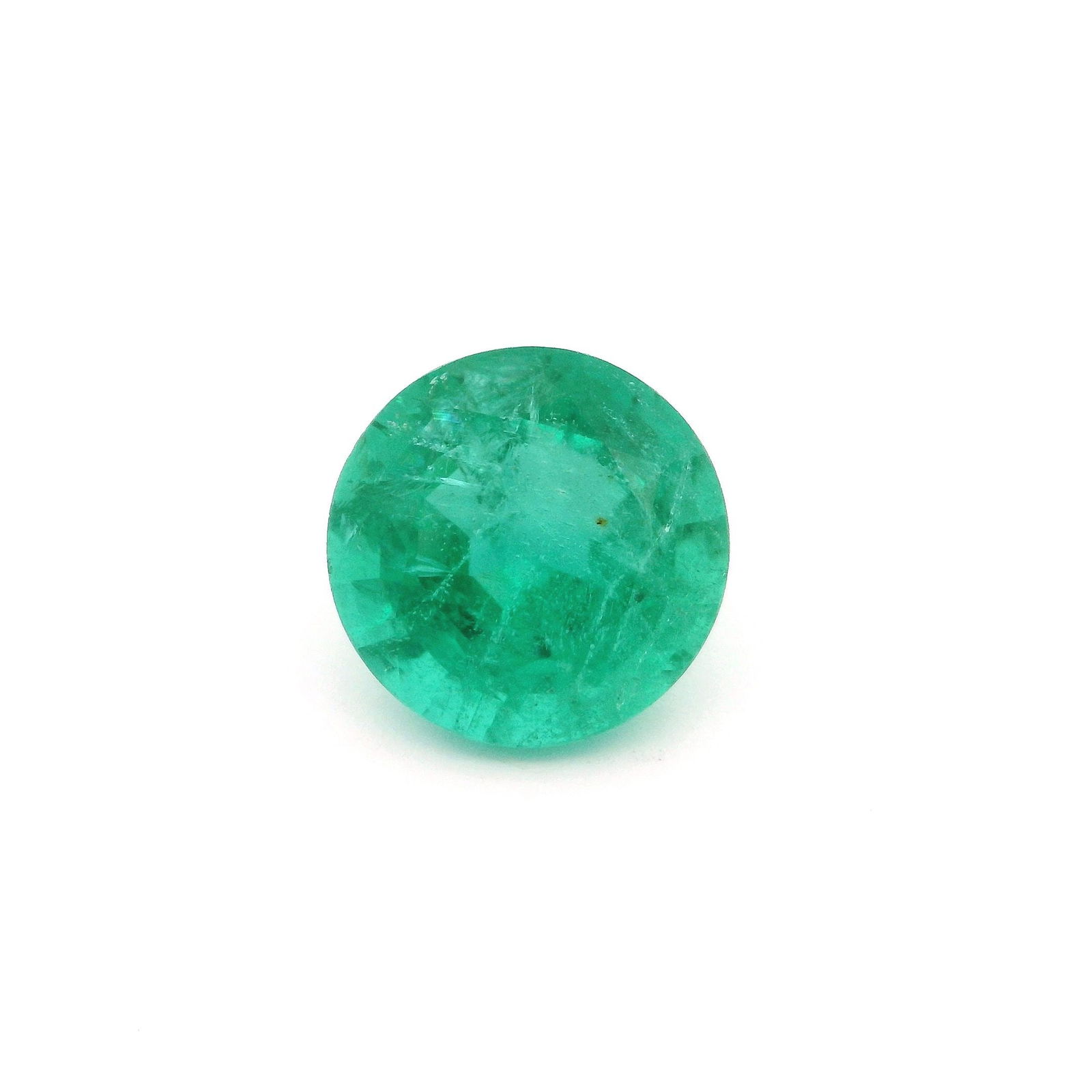 Loose Emerald Gemstone - Round 3.07ct Green EC: Loose Emerald Gemstone - Round 3.07ct Green EC This listing features Loose Emerald Gemstone - Round 3.07ct Green EC. Item specifics are provided below. Item Specifics: Type: Emerald Carat: 3.07 Cut: