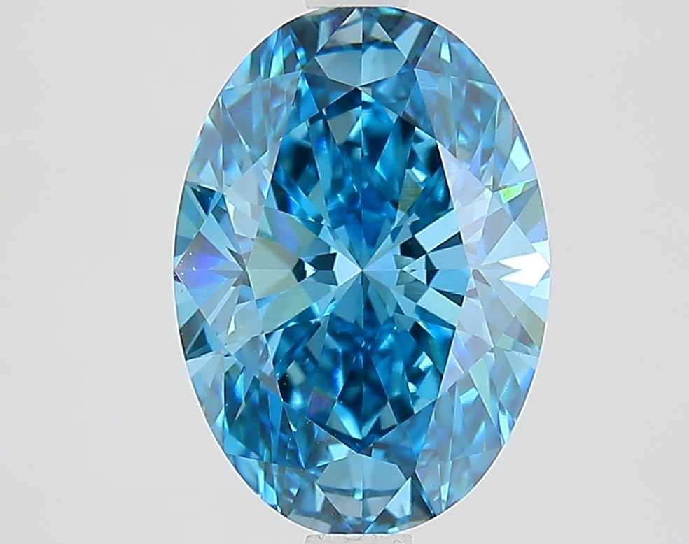 Loose Lab Diamond - IGI Oval 2.62ct Fancy Vivid Blue VS1: Loose Lab Diamond - IGI Oval 2.62ct Fancy Vivid Blue VS1 This listing features Loose Lab Diamond - IGI Oval 2.62ct Fancy Vivid Blue VS1. Item specifics are provided below. Item Specifics: Source: