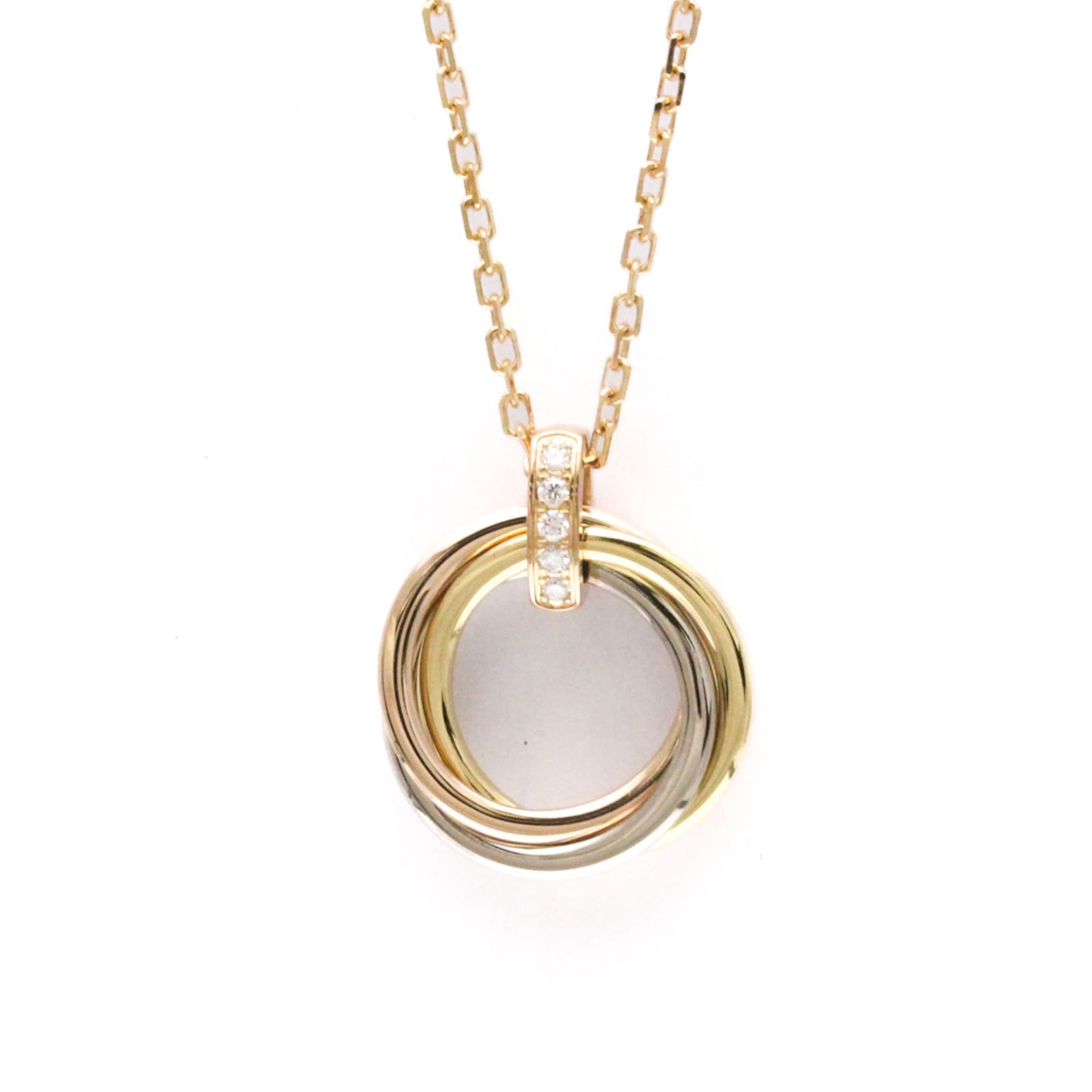 Men Fashion Pendant Necklace (Gold) - Cartier Trinity Diamond Necklace Yellow Gold (18K) - Pink: Men Fashion Pendant Necklace (Gold) - Cartier Trinity Diamond Necklace Yellow Gold (18K) - Pink Gold (18K) - White Gold (18K) Diamond Women This listing features Men Fashion Pendant Necklace (Gold) -