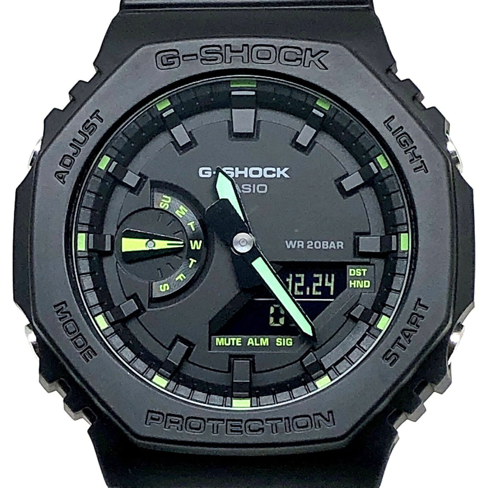 Wristwatch Casio: Wristwatch Casio This listing features Wristwatch Casio. Item specifics are provided below. Item Specifics: Brand: Casio Type: Wristwatch Gender: Men Display: Analog Material (Case): Carbon, Resin Mat