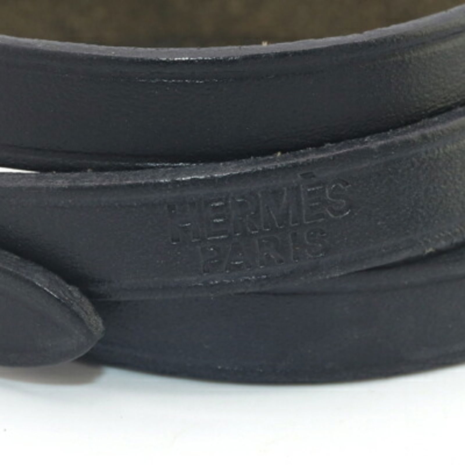 Leather Hermes Charm Bracelet - 3