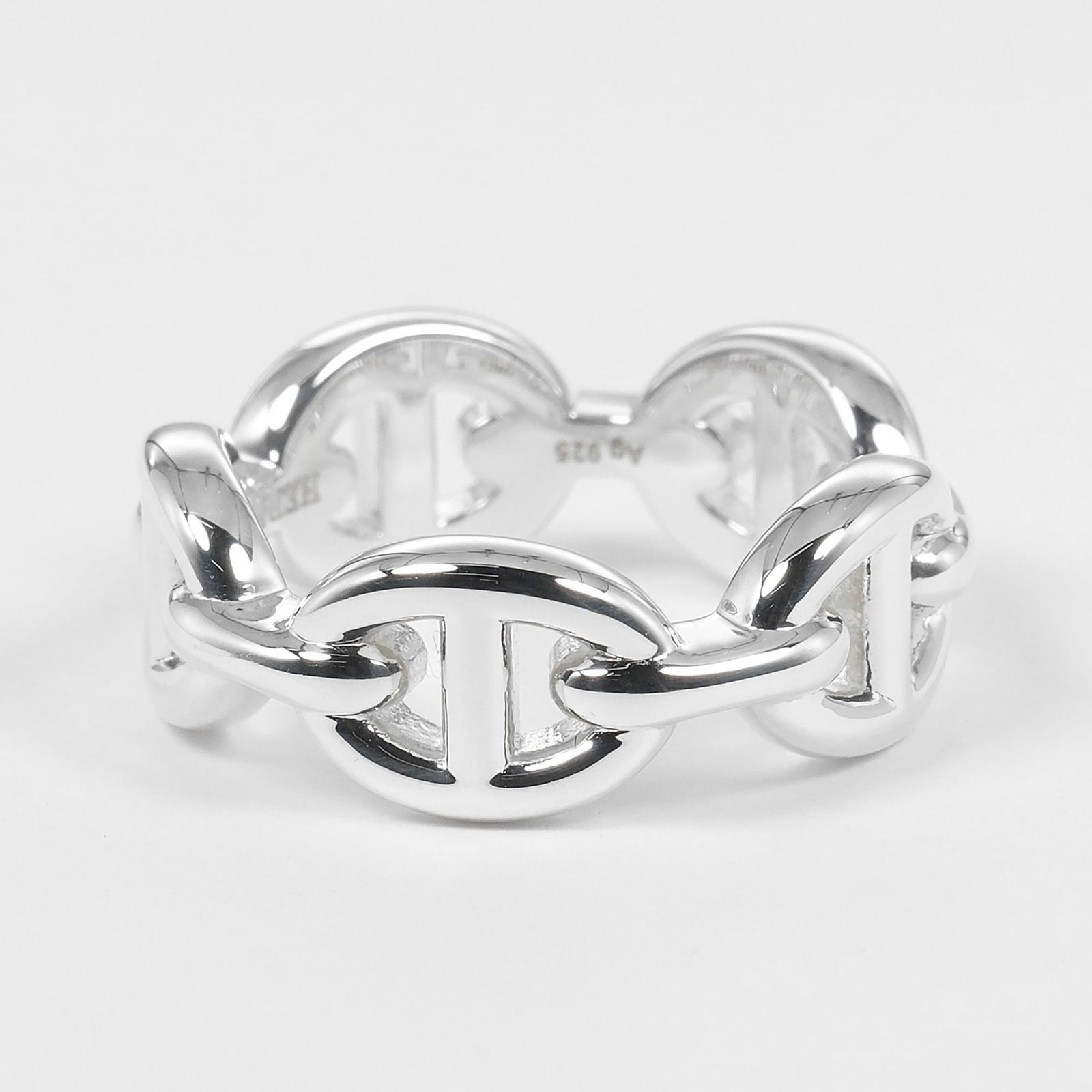 925 Hermes Band Ring Silver - 7