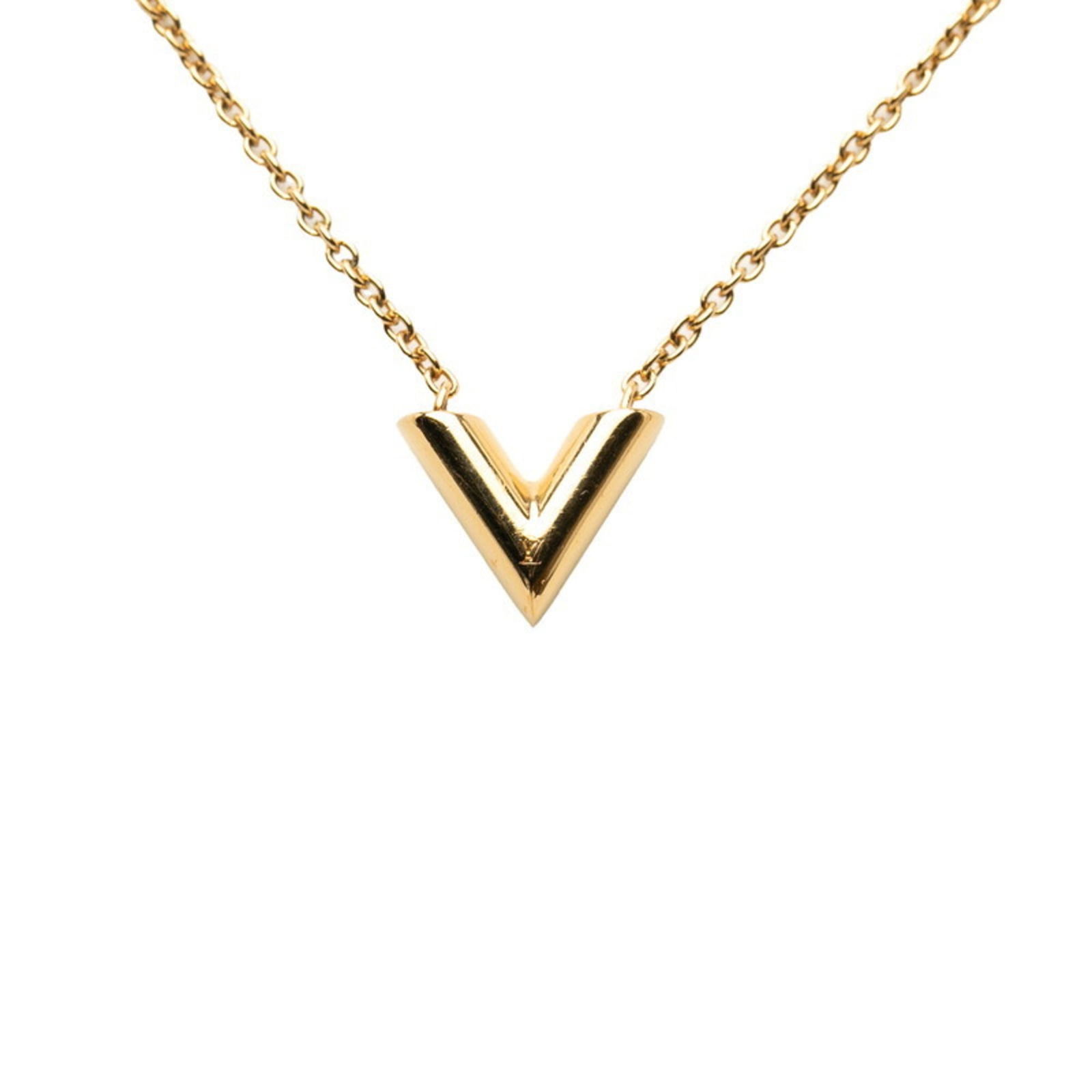 VUITTON Louis Vuitton Essential V Necklace M61083 Gold Plated Women's LOUIS: VUITTON Louis Vuitton Essential V Necklace M61083 Gold Plated Women's LOUIS This listing features VUITTON Louis Vuitton Essential V Necklace M61083 Gold Plated Women's LOUIS. Item specifics are