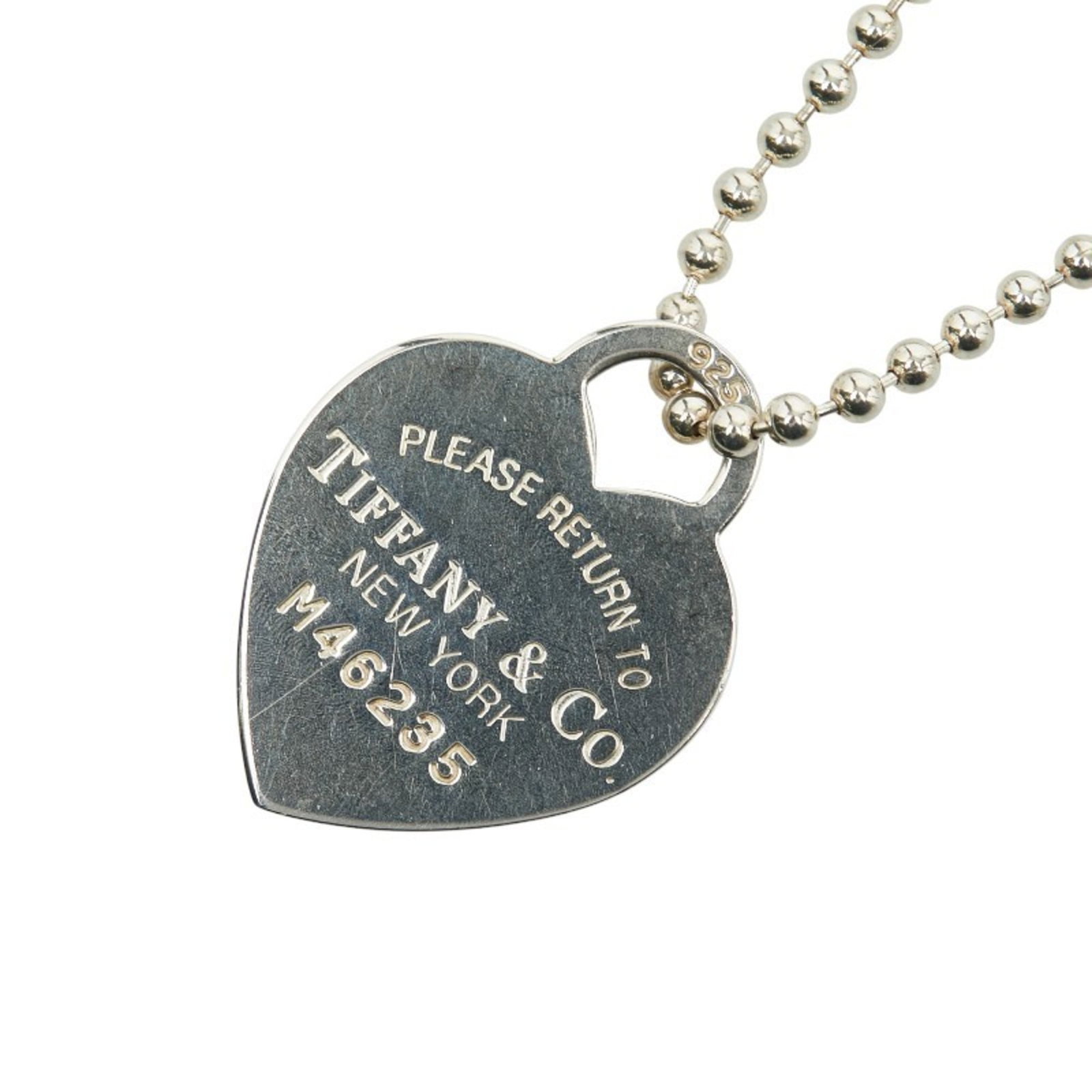 TIFFANY & Co. Return to Heart Tag Long Necklace in 925 Sterling Silver for Women.: TIFFANY & Co. Return to Heart Tag Long Necklace in 925 Sterling Silver for Women. This listing features TIFFANY & Co. Return to Heart Tag Long Necklace in 925 Sterling Silver for Women.. Item