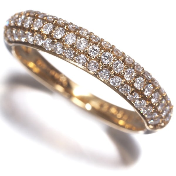 Gold Vendome Ring Diamond 0.44Ct Paved Us5.75-6 18K 750 Yellow (1 of 5)