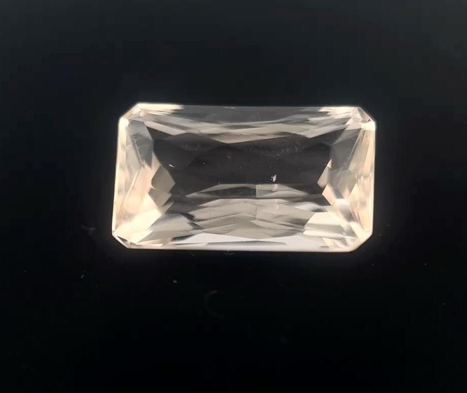 Loose Morganite Gemstone - Emerald 4.22ct Pink SI (1 of 1)