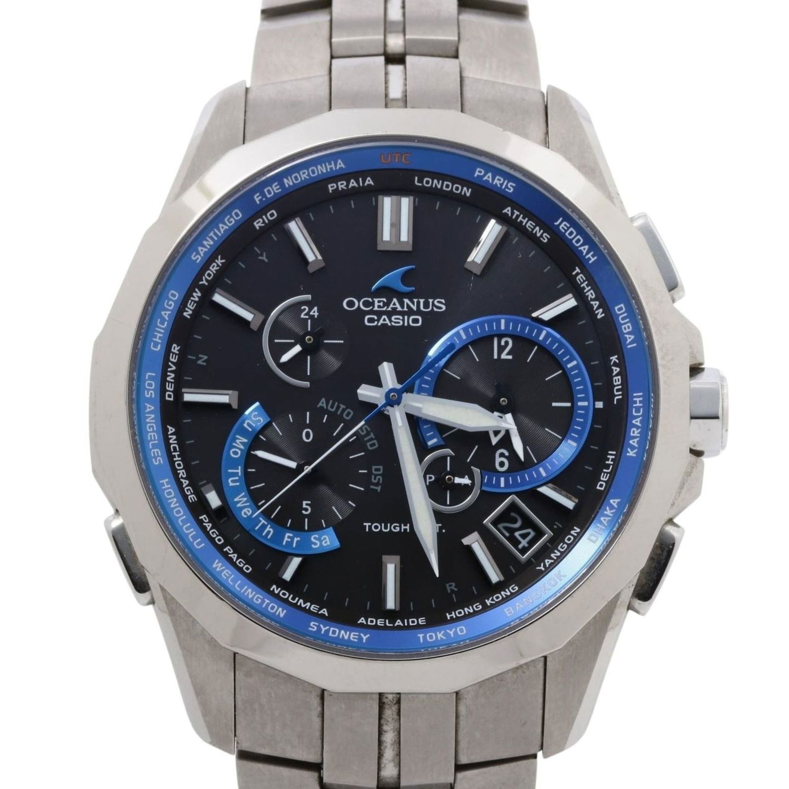 Wristwatch Casio: Wristwatch Casio This listing features Wristwatch Casio. Item specifics are provided below. Item Specifics: Brand: Casio Type: Wristwatch Gender: Men Material (Case): Titanium Material (Band): Titaniu
