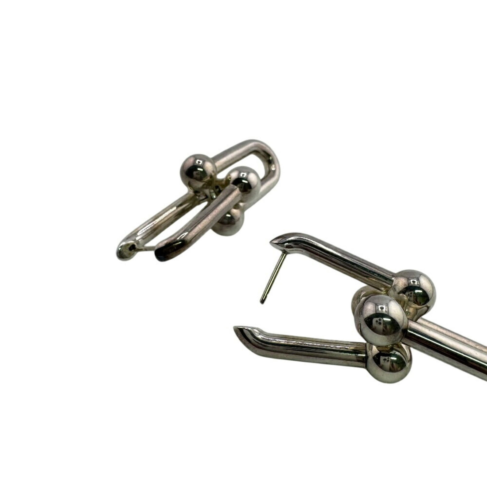 925 Tiffany Stud Earrings Silver - 8