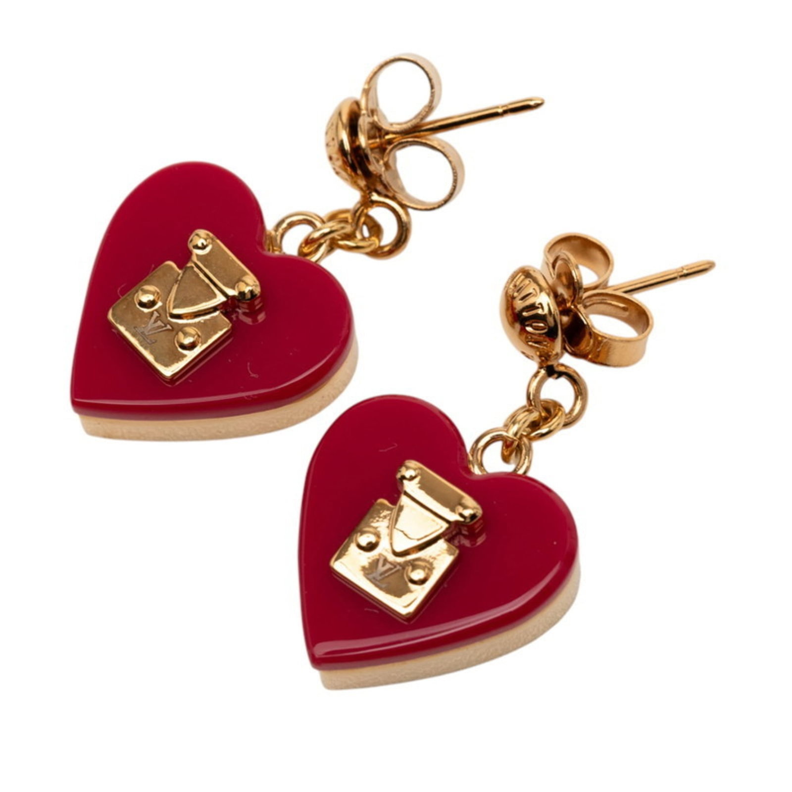 Plastic - Louis Vuitton Stud Earrings Gold Plating: Plastic - Louis Vuitton Stud Earrings Gold Plating This listing features Plastic - Louis Vuitton Stud Earrings Gold Plating. Item specifics are provided below. Item Specifics: Brand: Louis Vuitton Typ