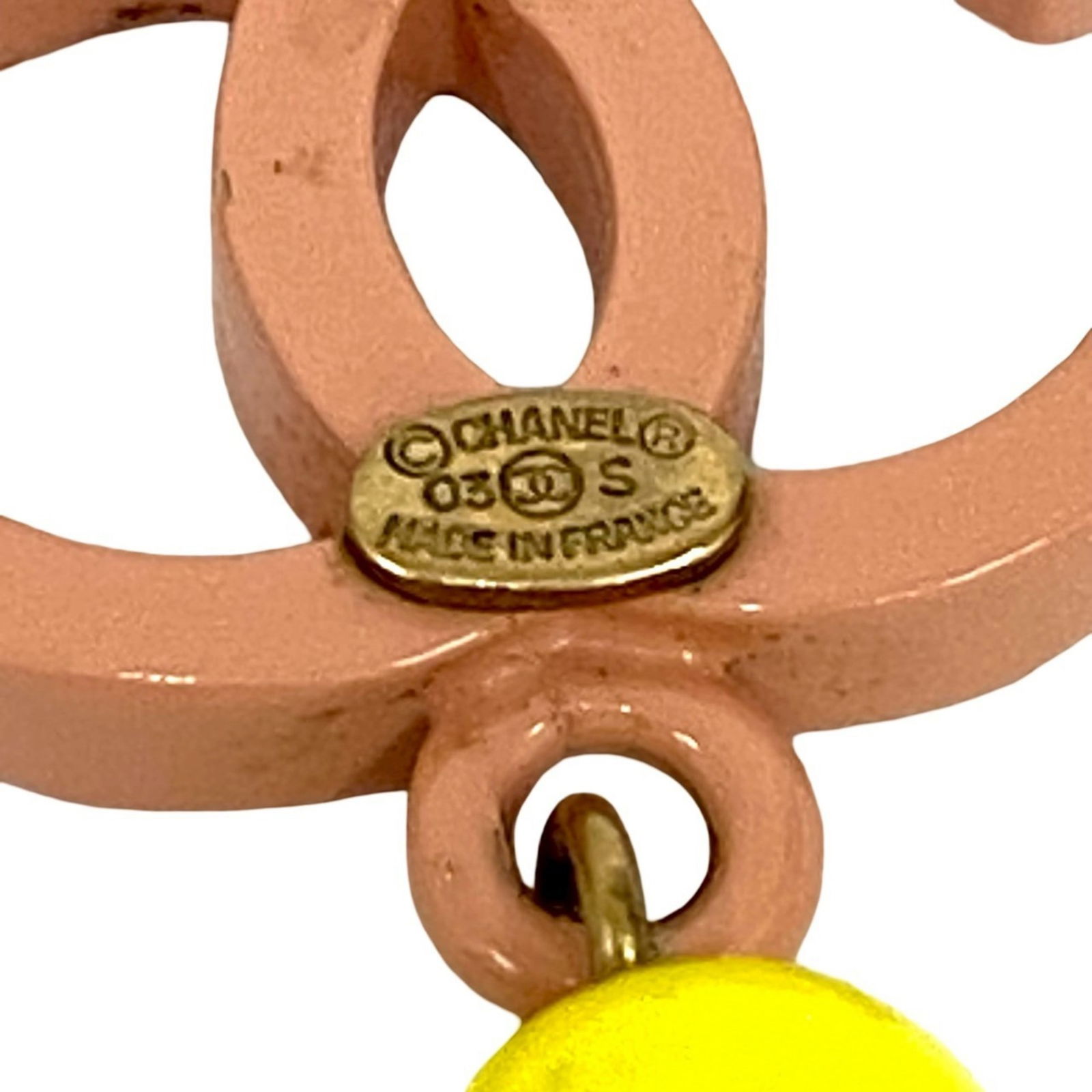 Plastic - Chanel Stud Earrings Alloy - 2