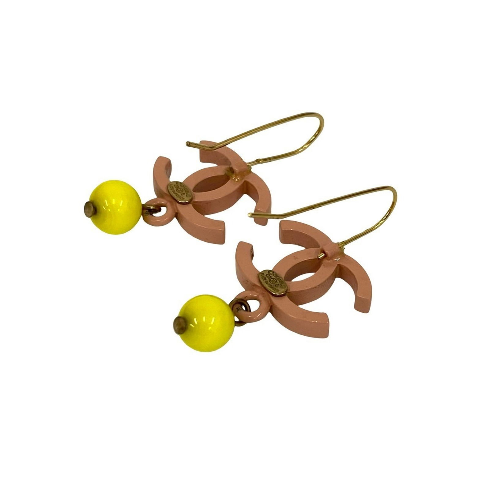 Plastic - Chanel Stud Earrings Alloy - 3