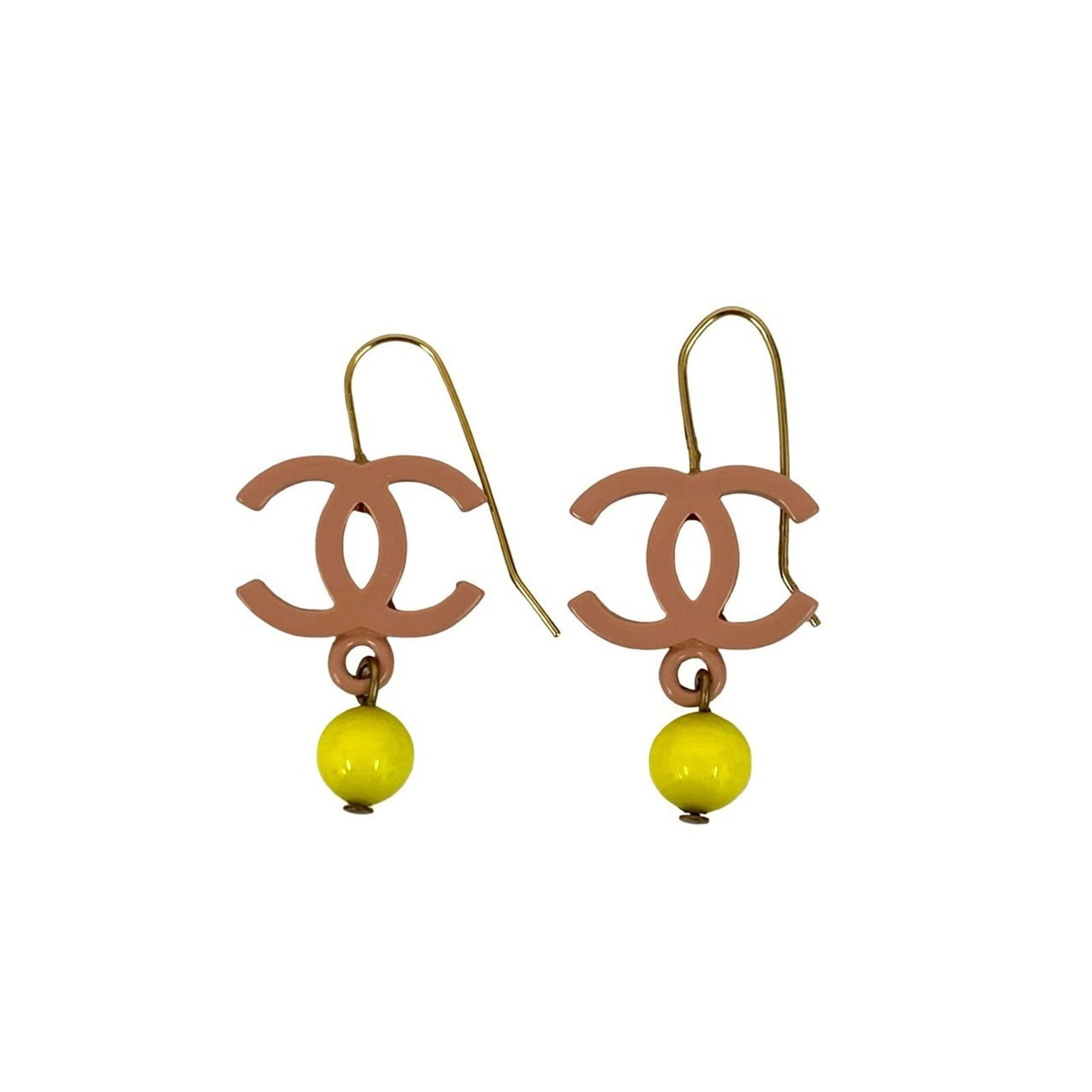 Plastic - Chanel Stud Earrings Alloy - 4