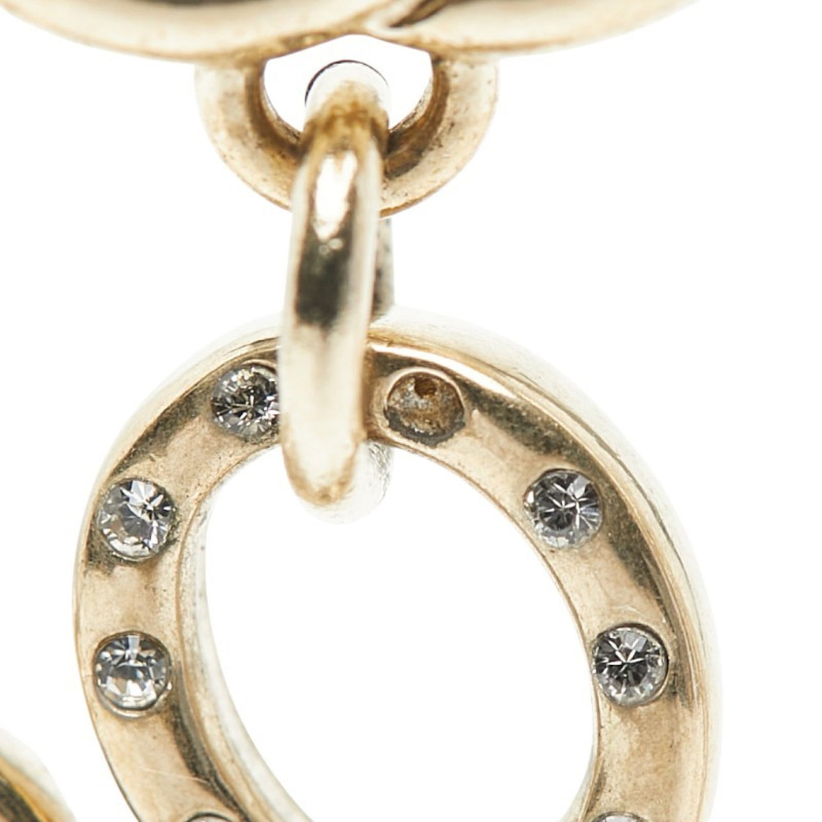 Plating Chanel Stud Earrings Gold - 4