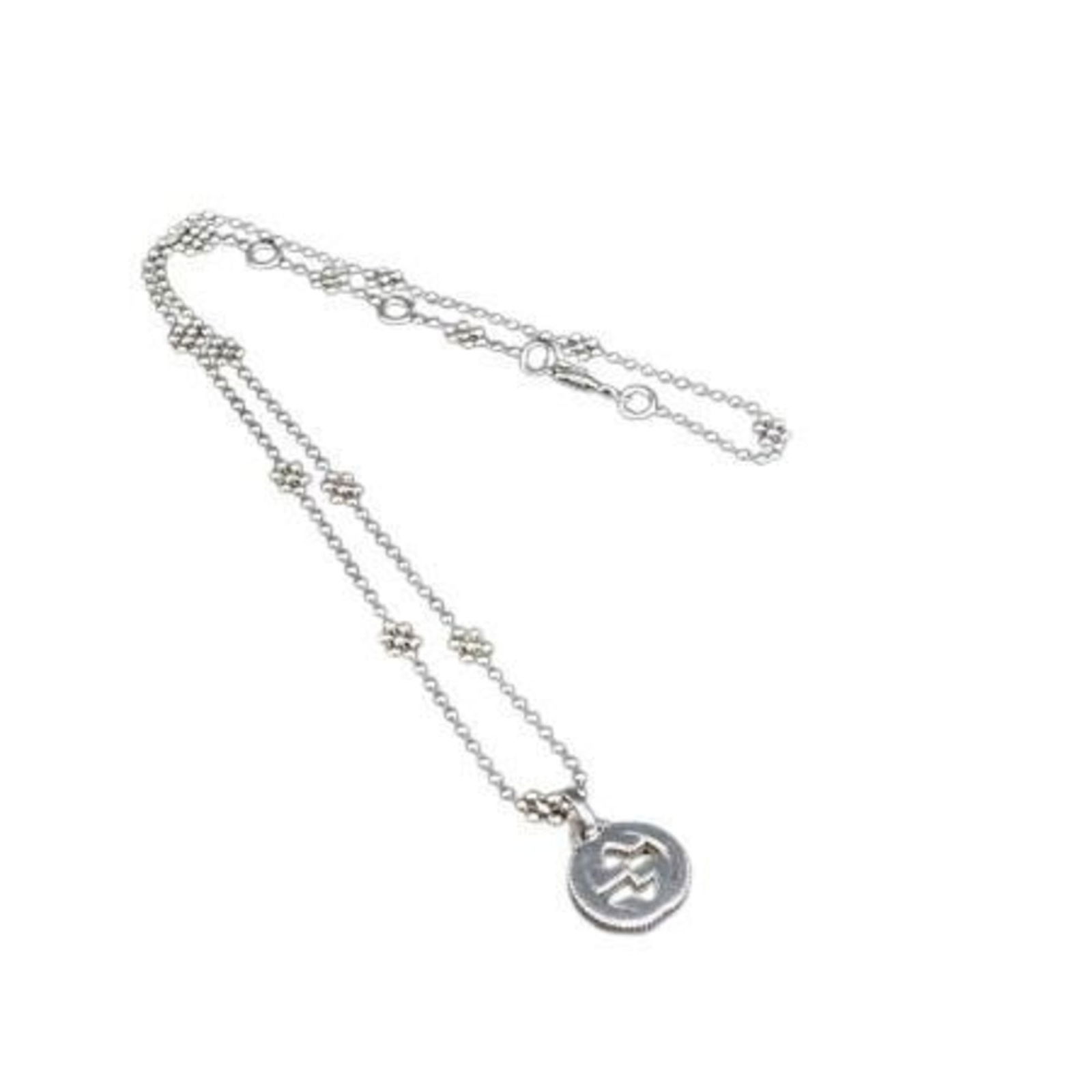 Women GUCCI Interlocking G Necklace in Silver SV925 for (1 of 4)