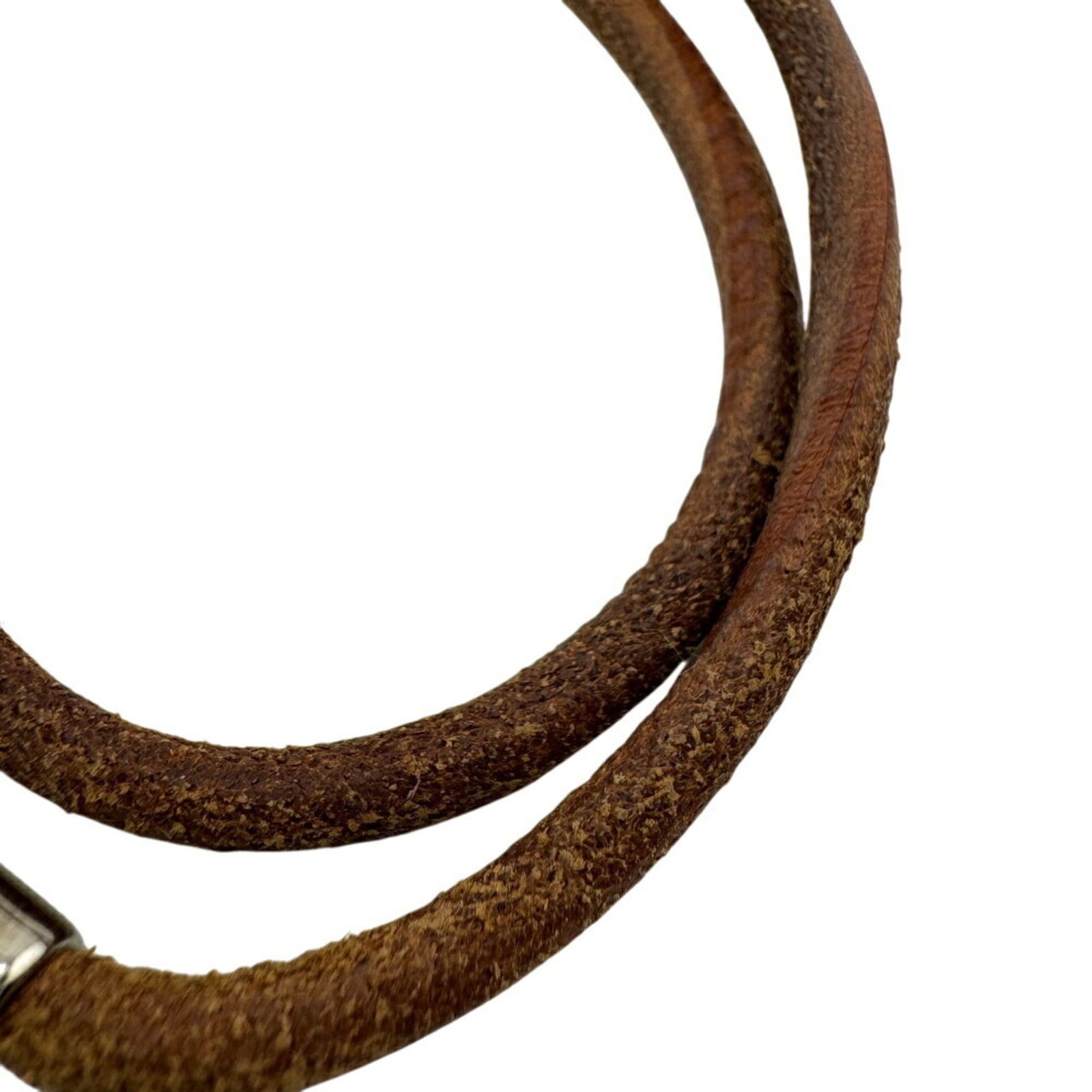 Leather Hermes Charm Bracelet - 4