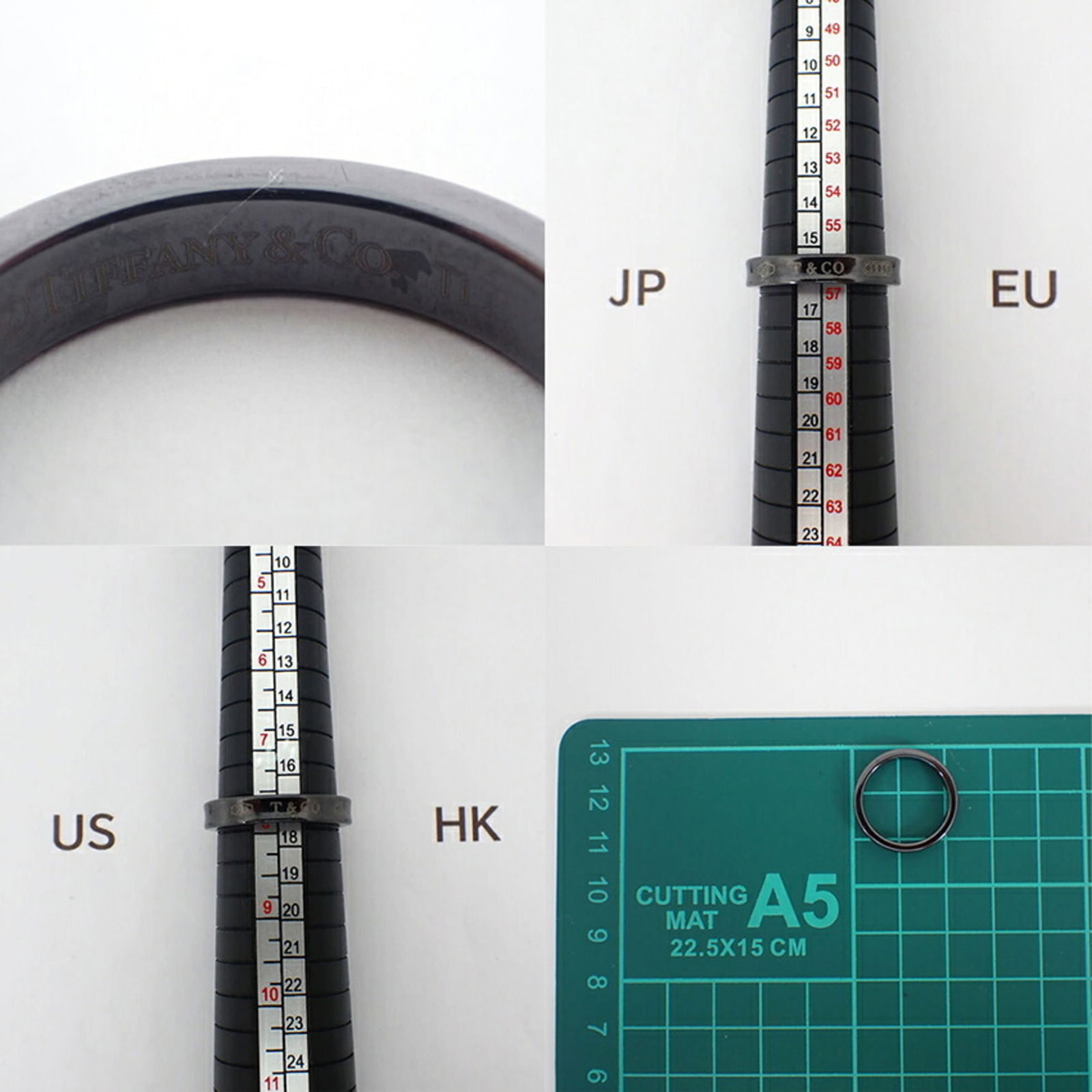 Titanium Tiffany Band Ring - 9