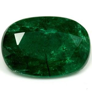 Loose Emerald Gemstone - Oval 3.31ct Green MI (1 of 1)