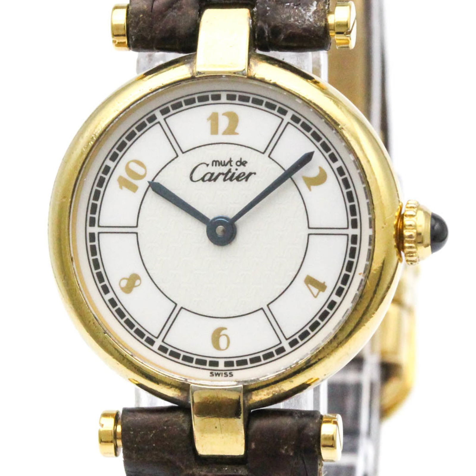 Wristwatch Cartier: Wristwatch Cartier This listing features Wristwatch Cartier. Item specifics are provided below. Item Specifics: Brand: Cartier Type: Wristwatch Style: Dress/Formal Gender: Women Material (Case):