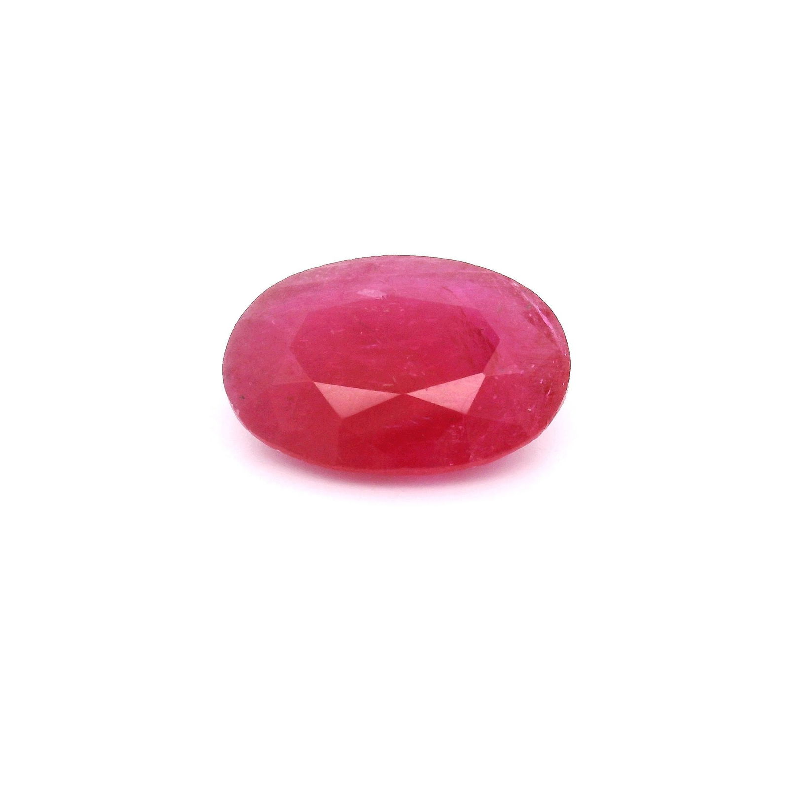 Loose Ruby Gemstone - GSI Oval 2.99ct Red MI (1 of 1)