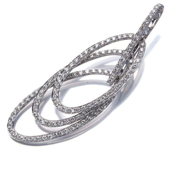 Gold Ponte Vecchio Pendant Diamond 0.80Ct Oval Hoop Drop 18K 750 White: Gold Ponte Vecchio Pendant Diamond 0.80Ct Oval Hoop Drop 18K 750 White This listing features Gold Ponte Vecchio Pendant Diamond 0.80Ct Oval Hoop Drop 18K 750 White. Item specifics are provided below.