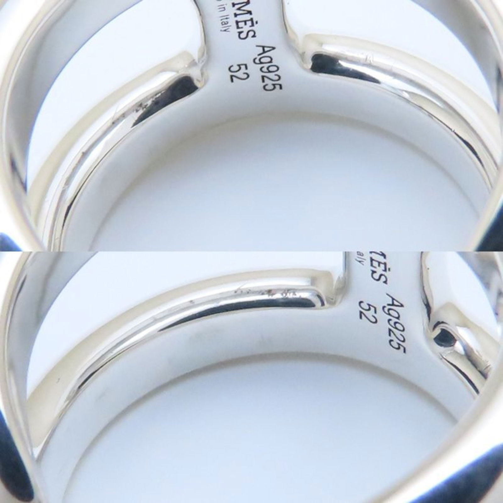 925 Hermes Band Ring Silver - 8