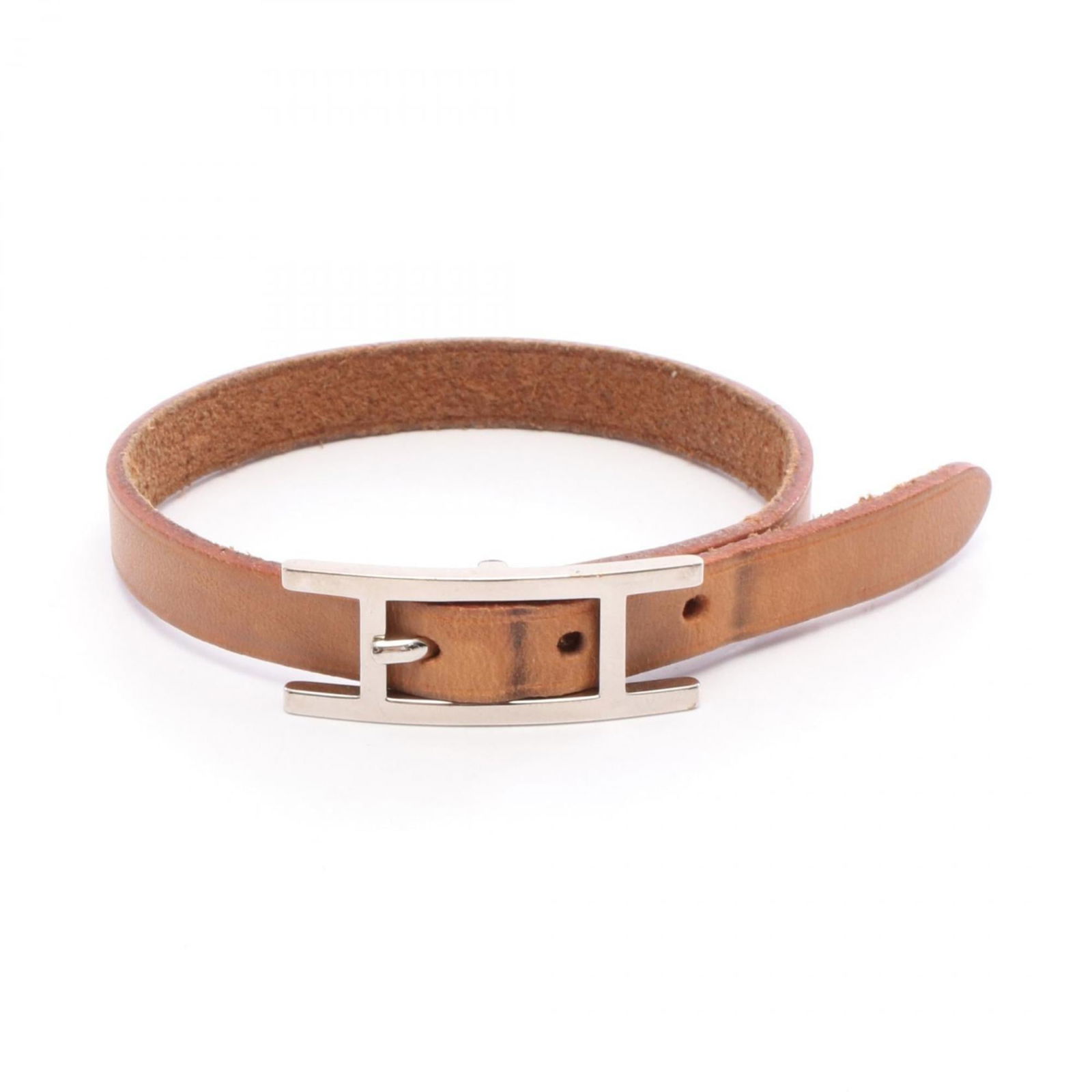 Stainless Steel - Hermes Charm Bracelet Leather: Stainless Steel - Hermes Charm Bracelet Leather This listing features Stainless Steel - Hermes Charm Bracelet Leather. Item specifics are provided below. Item Specifics: Brand: Hermes Type: Charm Brac