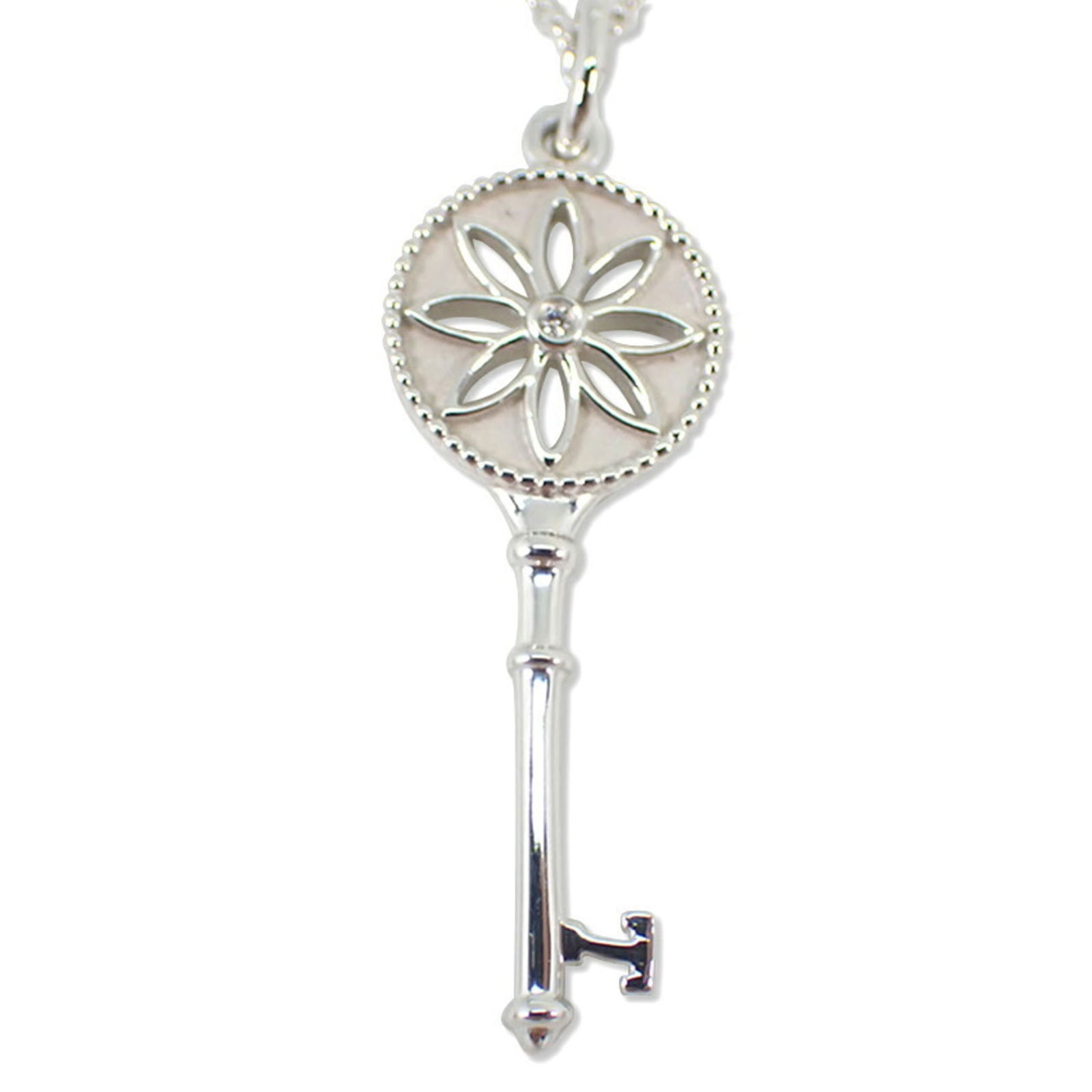 Necklace TIFFANY 925 Daisy Key Diamond Pendant: Necklace TIFFANY 925 Daisy Key Diamond Pendant This listing features Necklace TIFFANY 925 Daisy Key Diamond Pendant. Item specifics are provided below. Item Specifics: Brand: Tiffany Necklace Type: Ne
