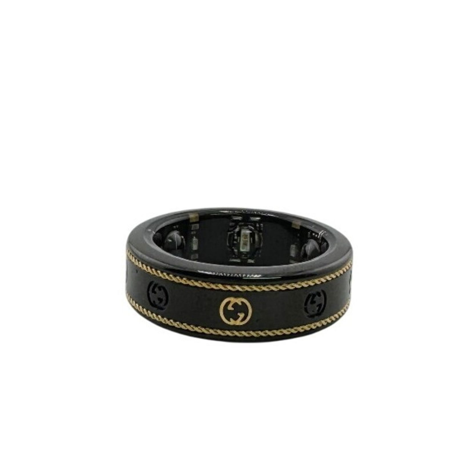 Titanium Gucci Band Ring - 2