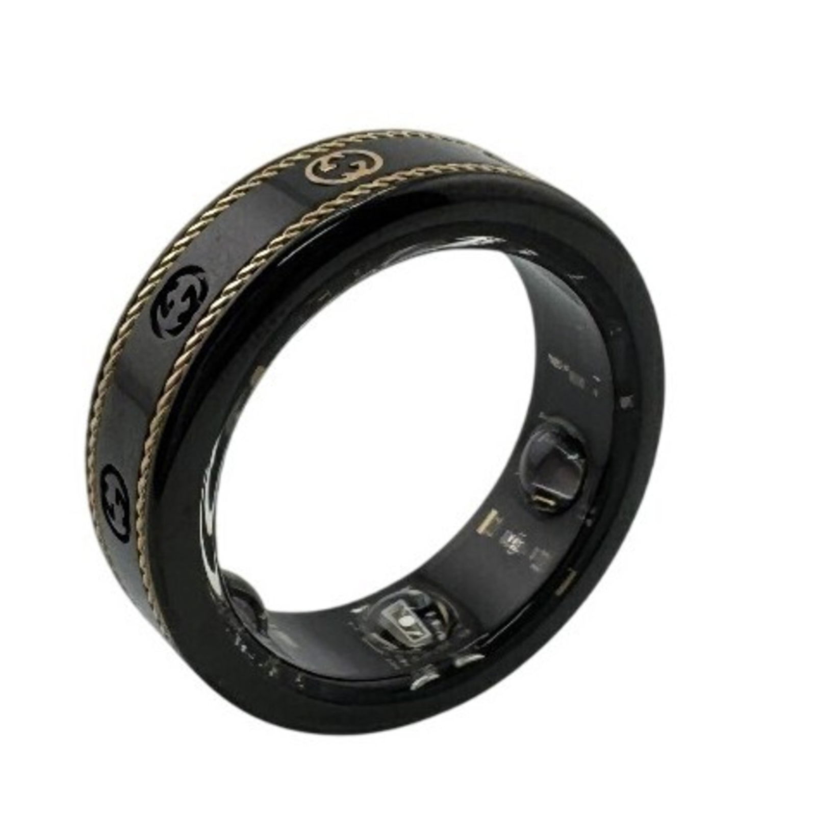 Titanium Gucci Band Ring - 6