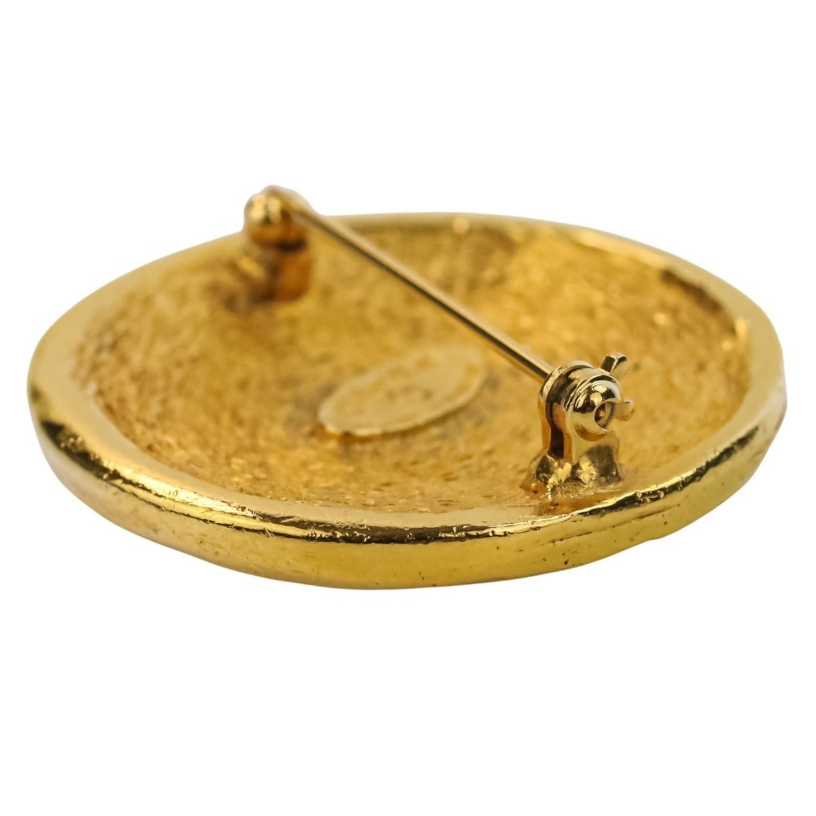 Brass Chanel Brooch - 8